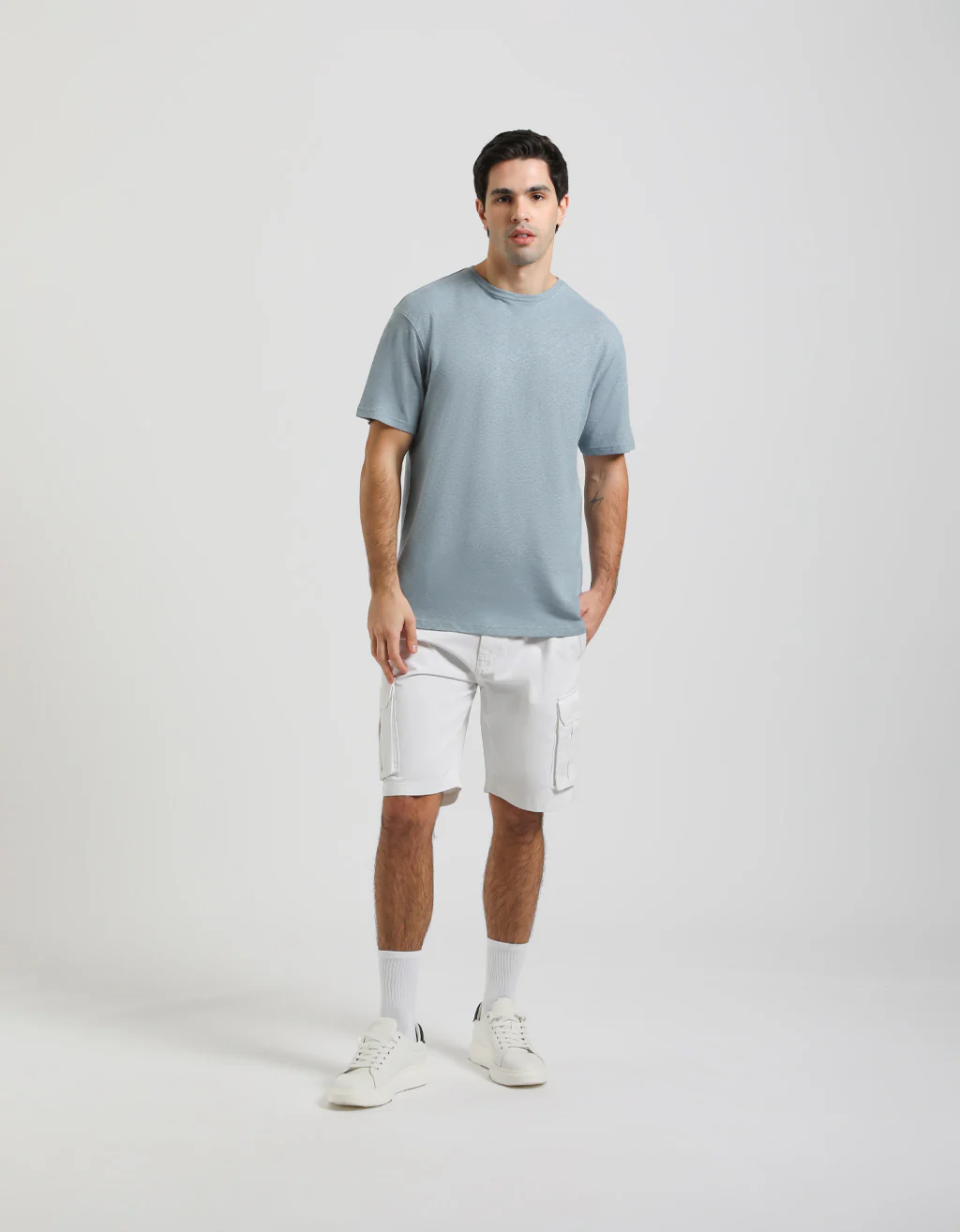 Bermuda cargo 100% cotone