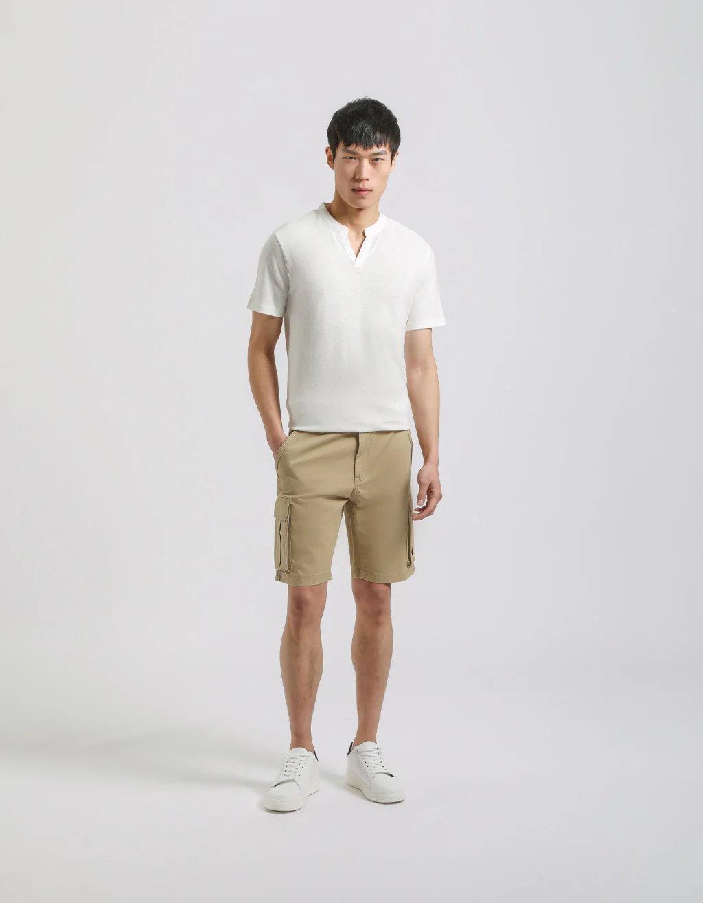 Bermuda cargo 100% cotone