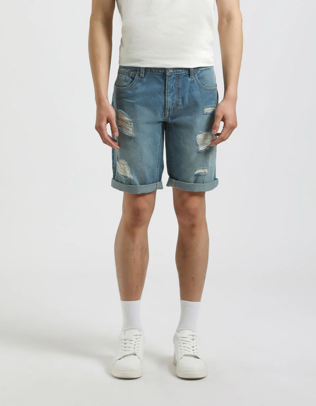 Bermuda di jeans regular fit - Image 2