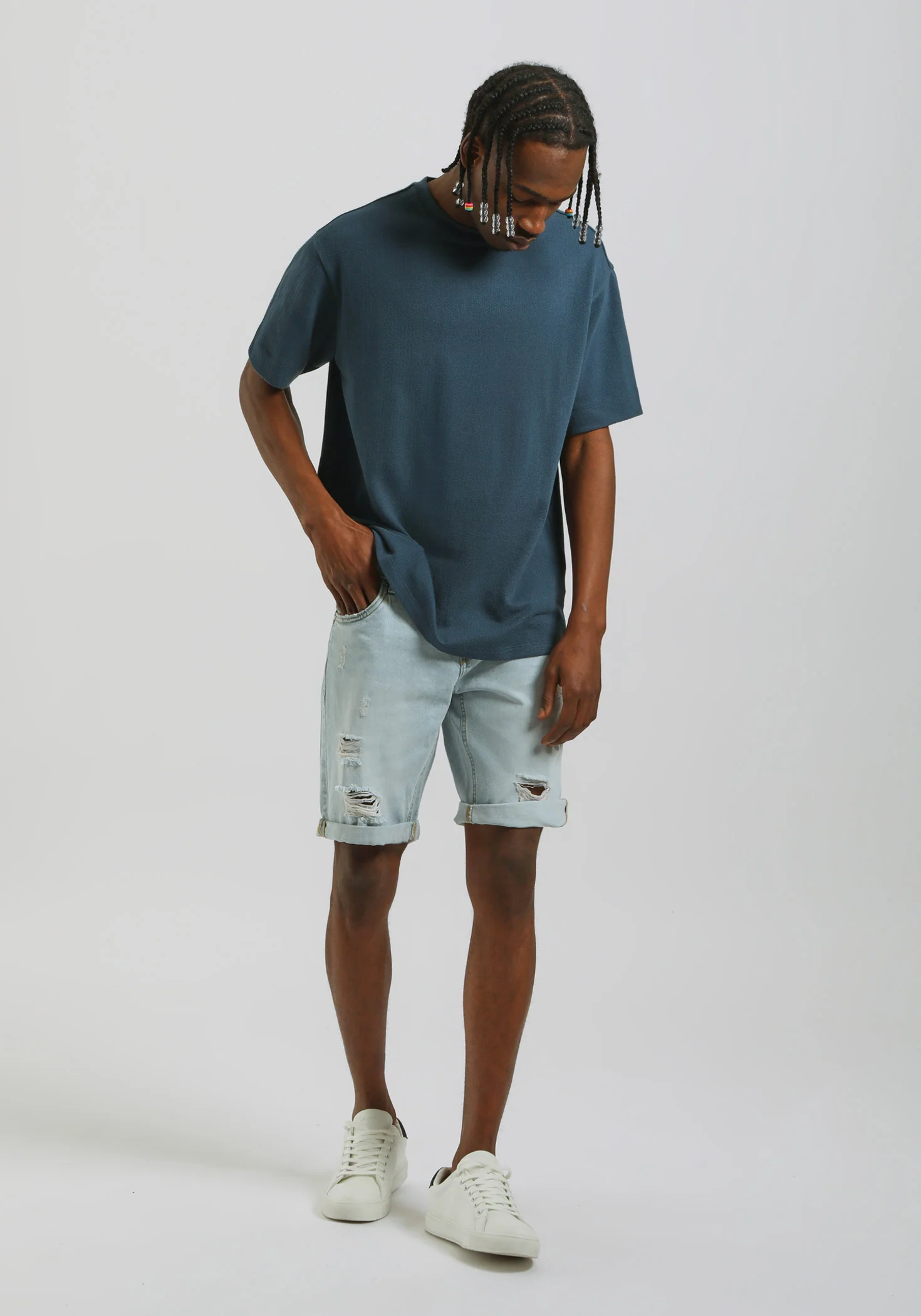 Bermuda di jeans regular fit