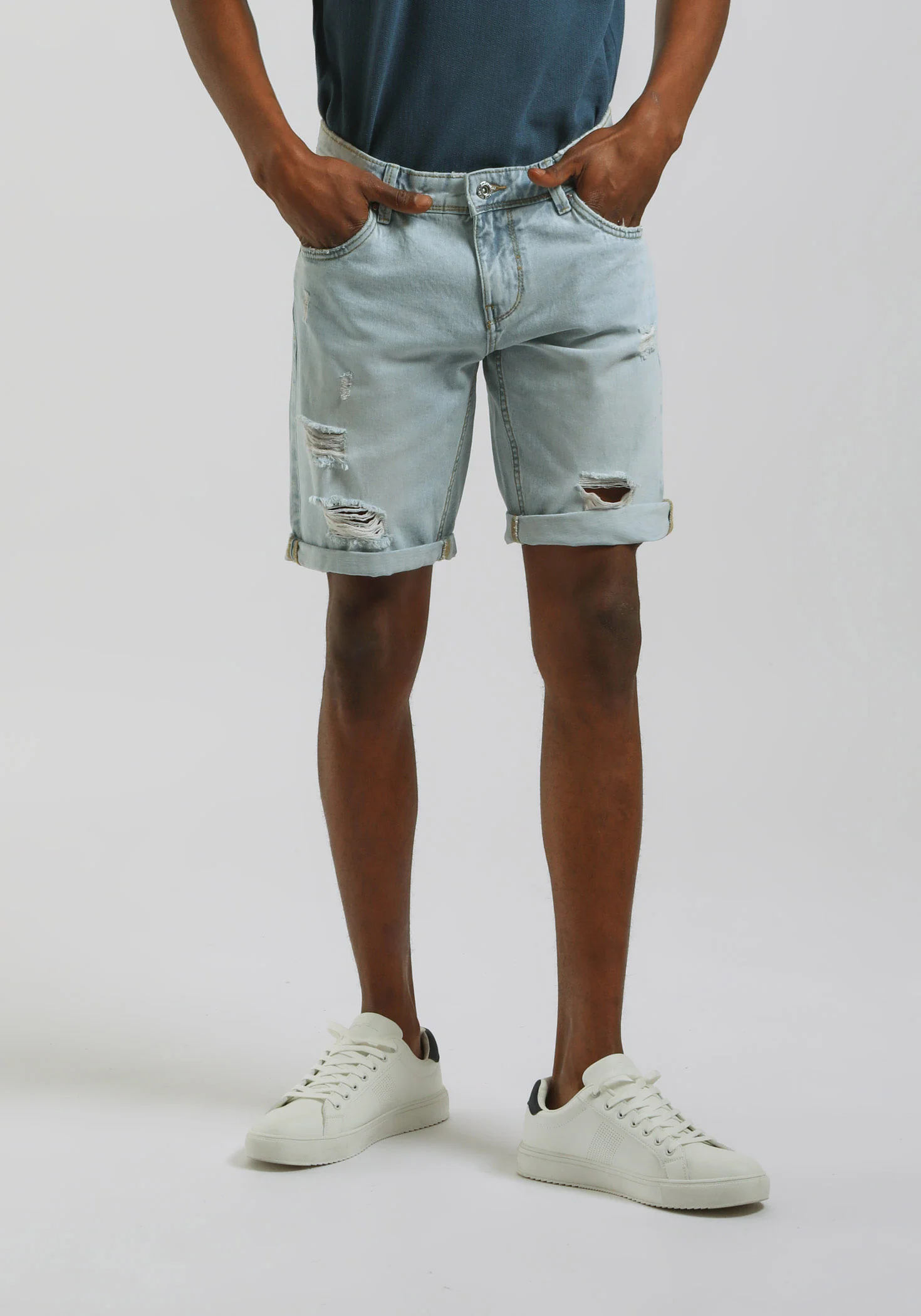 Bermuda di jeans regular fit - Image 2