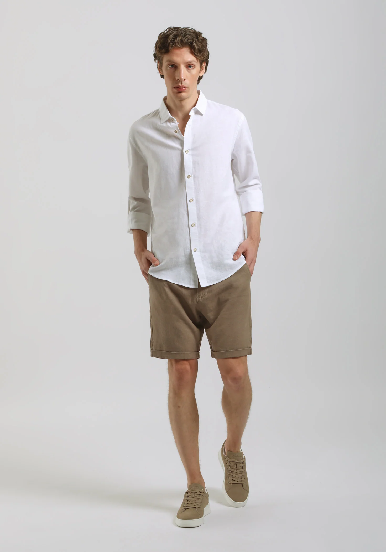 Bermuda misto lino - Image 3
