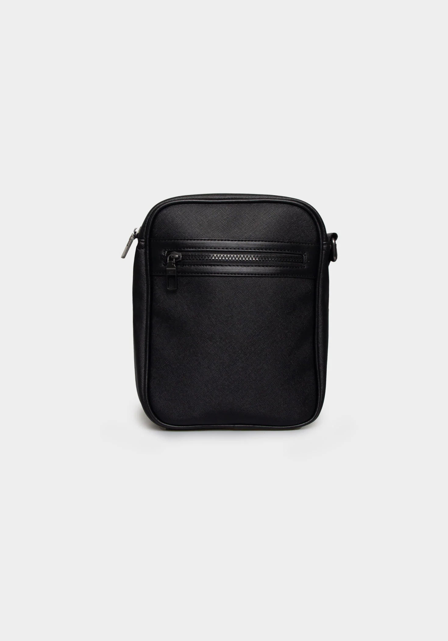 Borsello con zip frontale