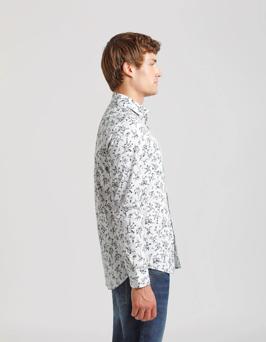 Camicia manica lunga con fantasia - Image 3