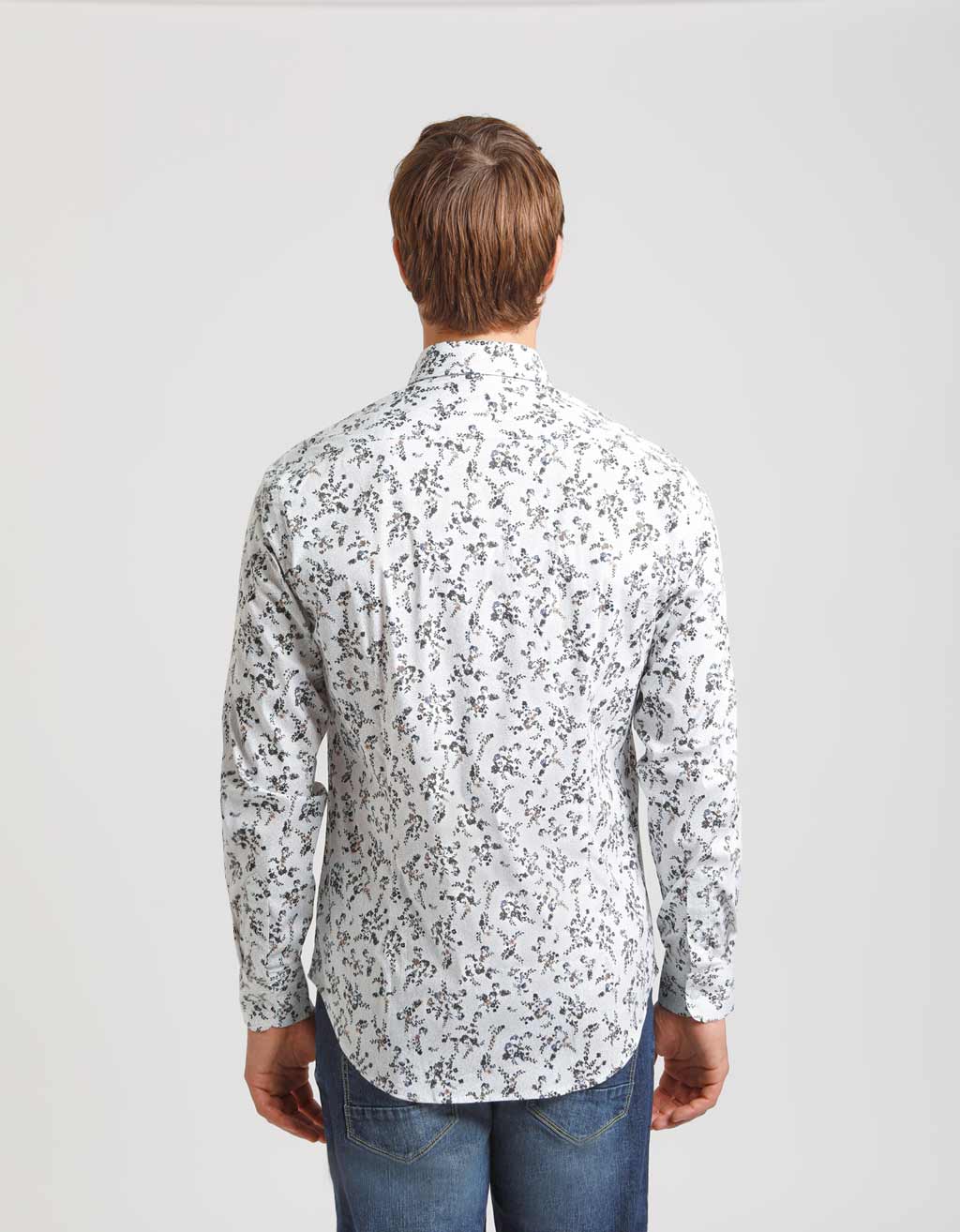 Camicia manica lunga con fantasia - Image 4