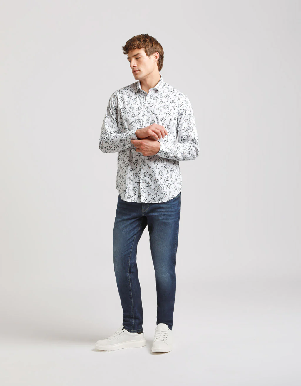 Camicia manica lunga con fantasia - Image 5
