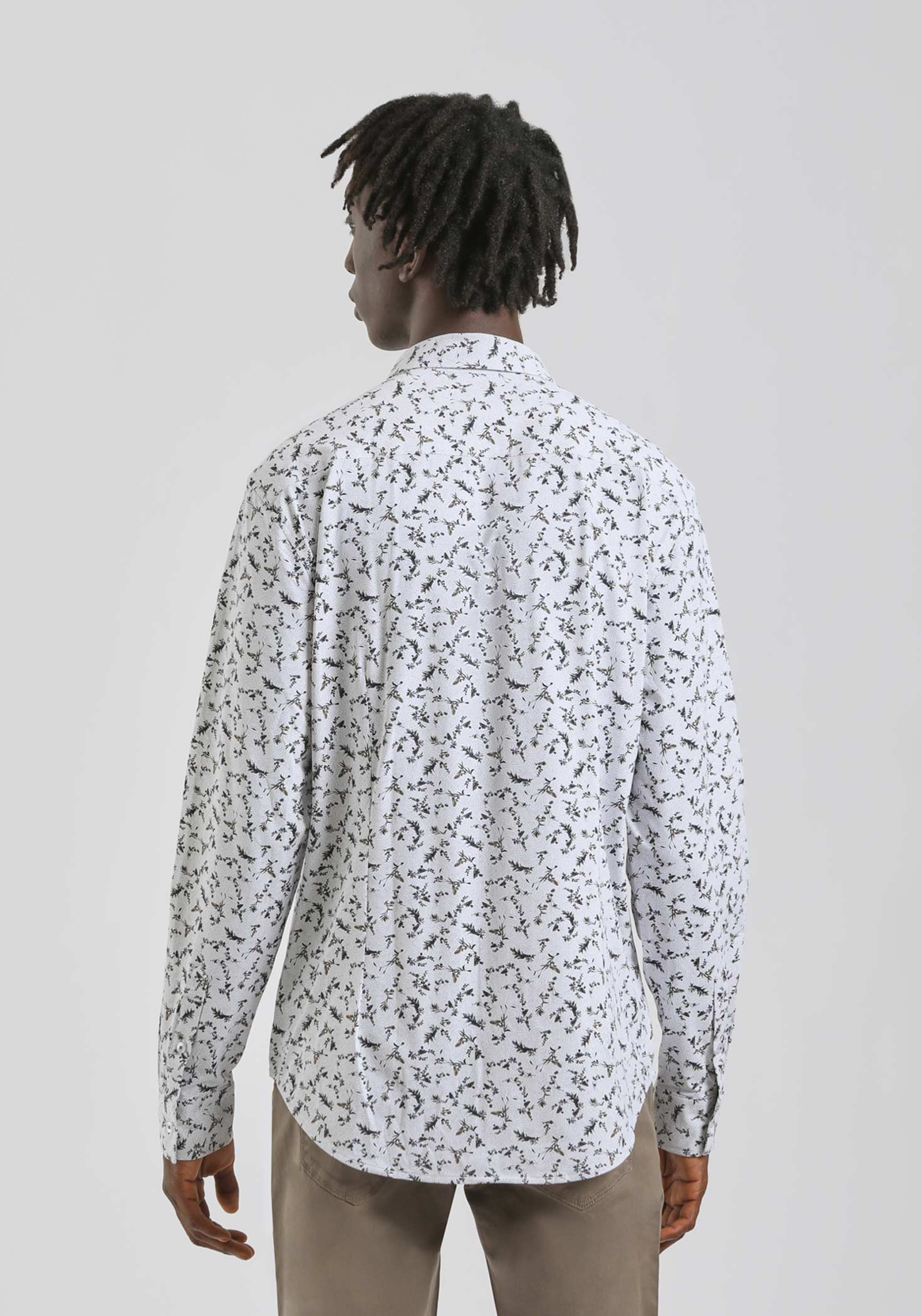 Camicia manica lunga con fantasia - Image 3