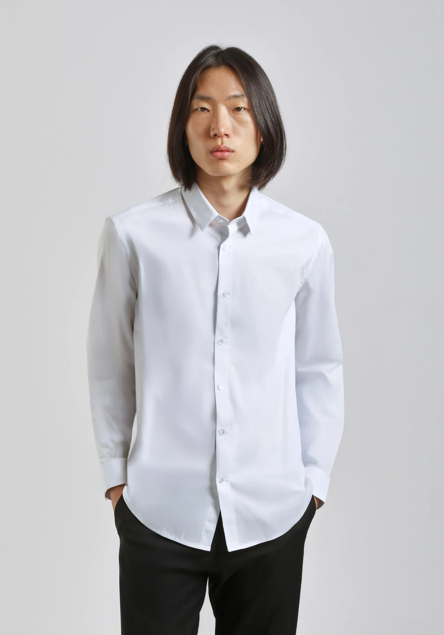 Camicia manica lunga in cotone