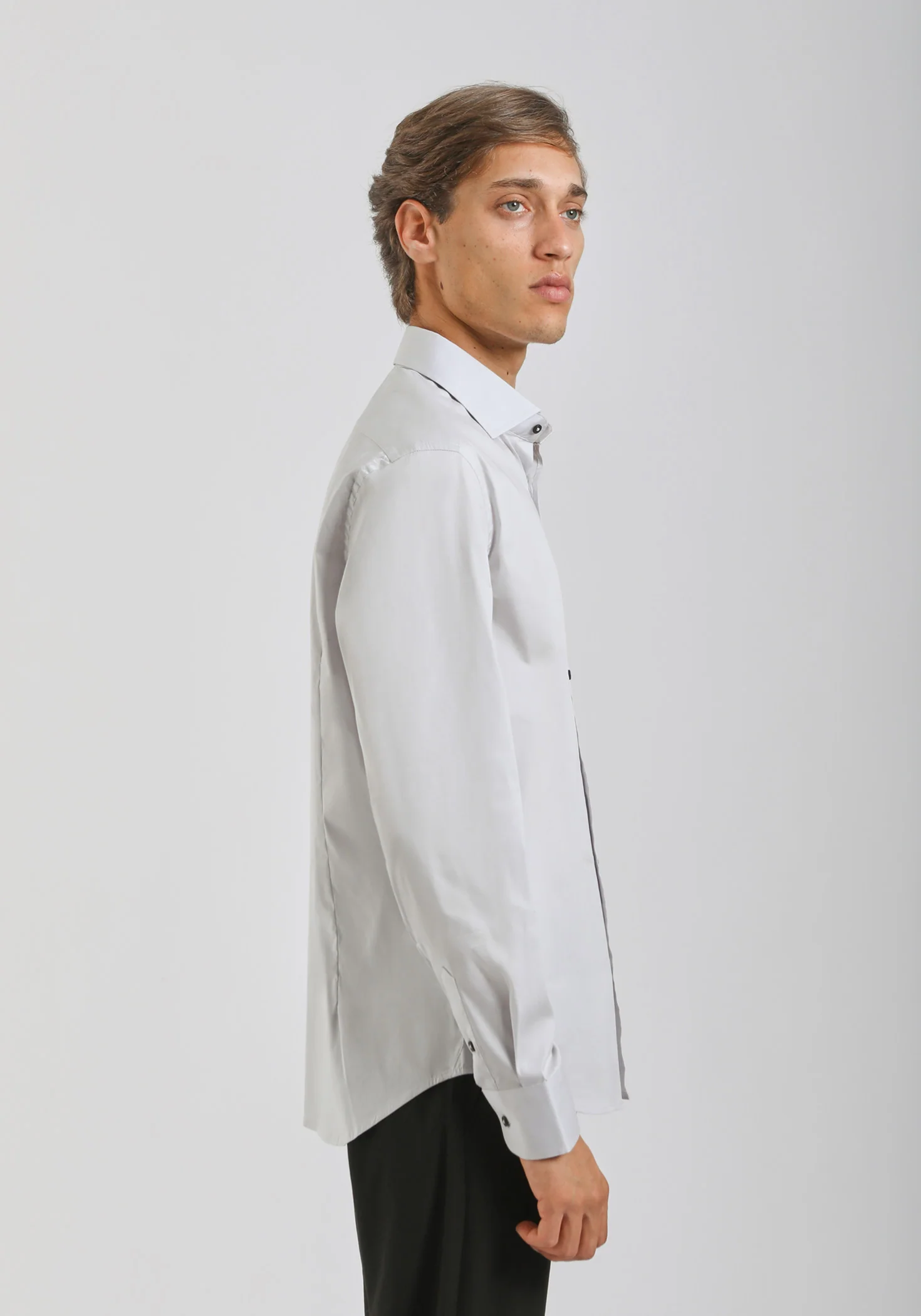 Camicia manica lunga in cotone - Image 3
