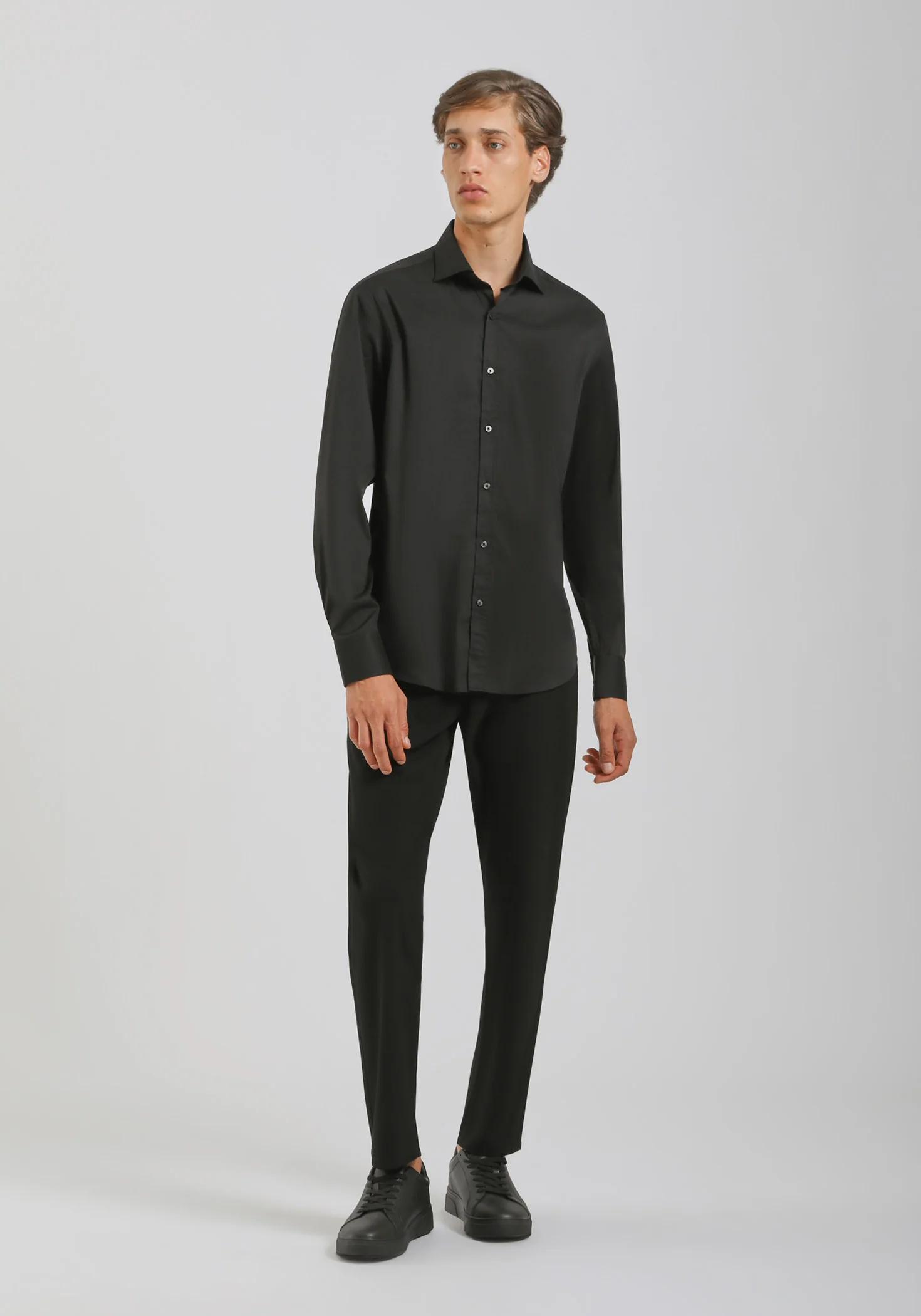 Camicia manica lunga in cotone - Image 5