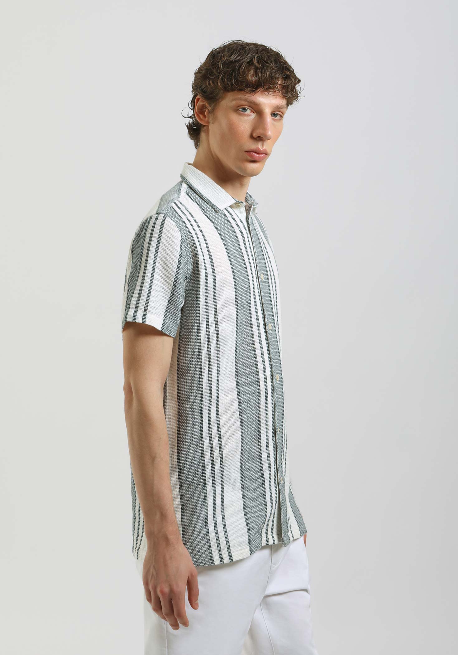 Camicia mezza manica a righe - Image 3