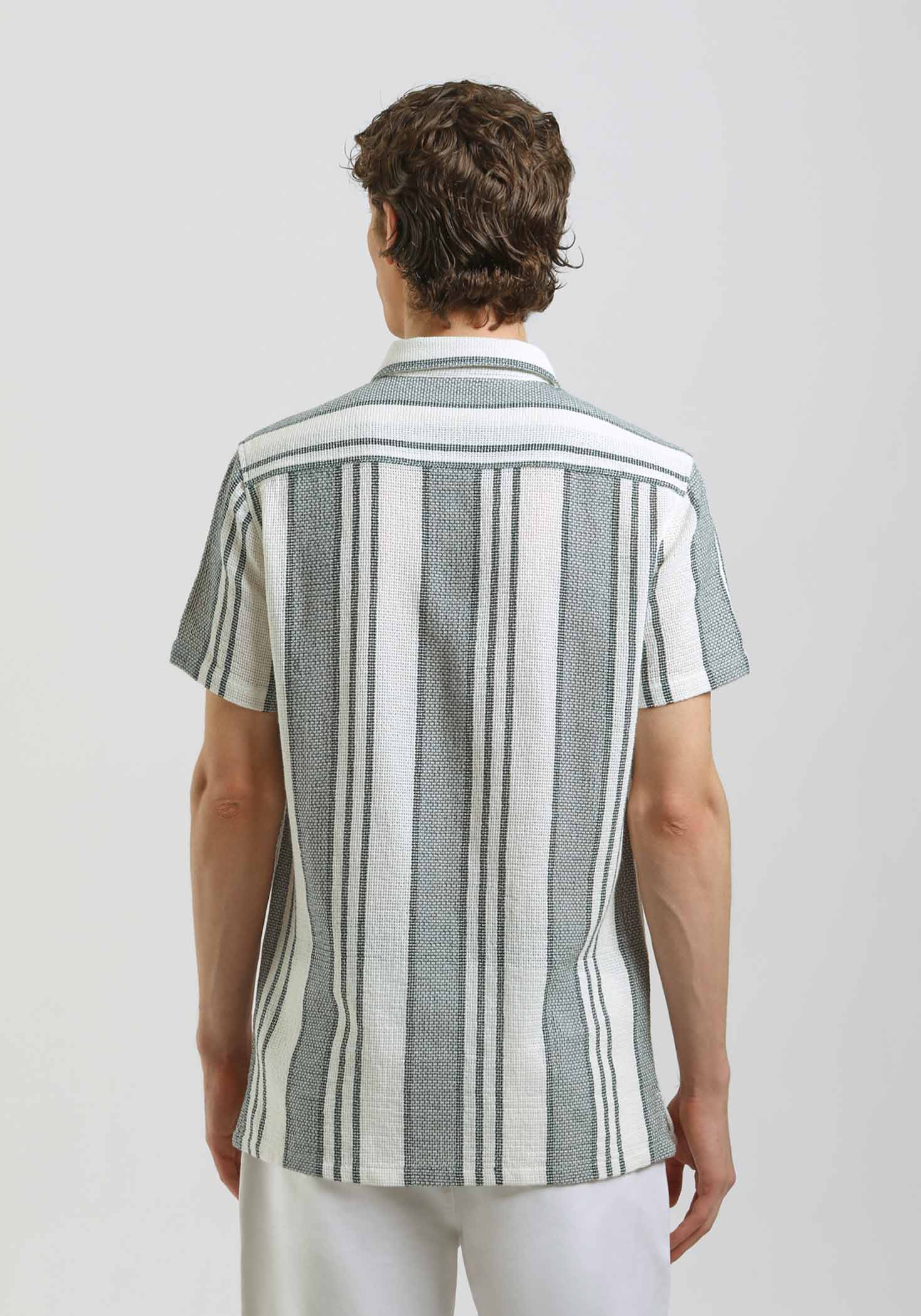 Camicia mezza manica a righe - Image 4