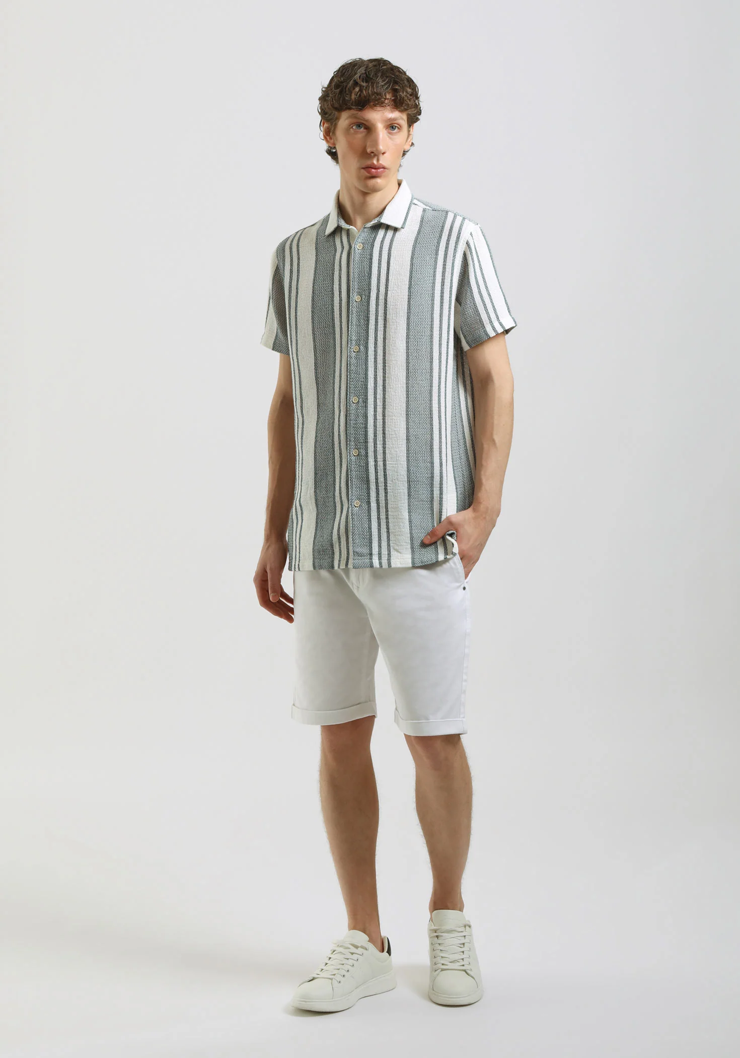 Camicia mezza manica a righe - Image 5