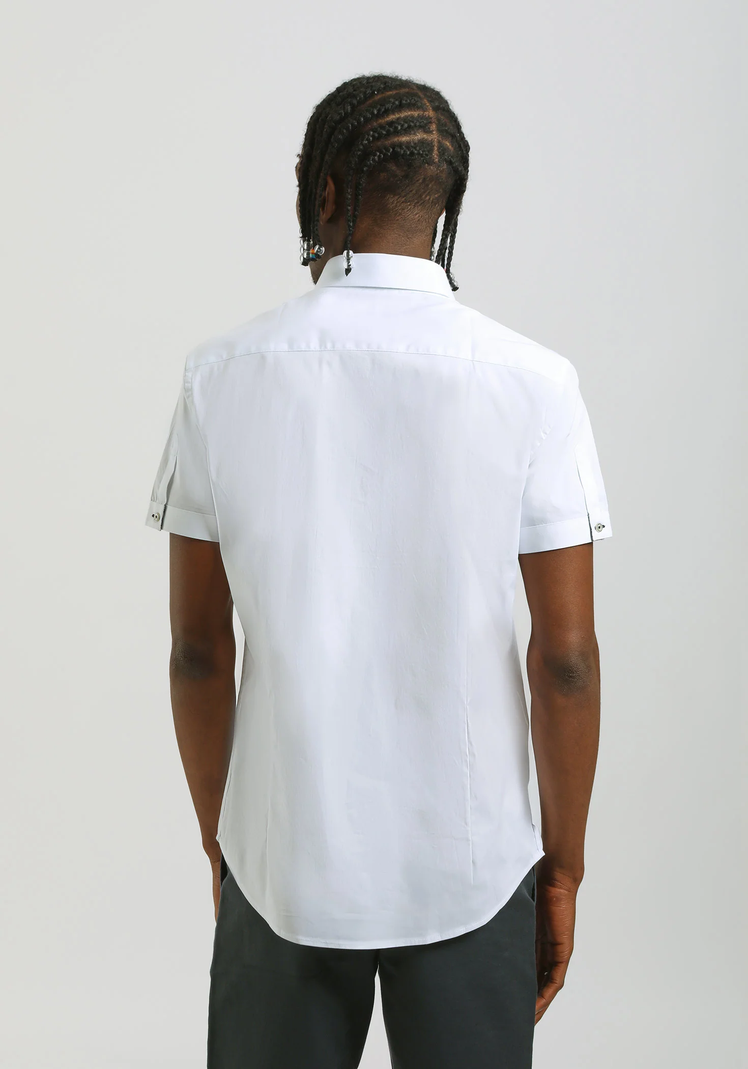 Camicia mezza manica in cotone - Image 4