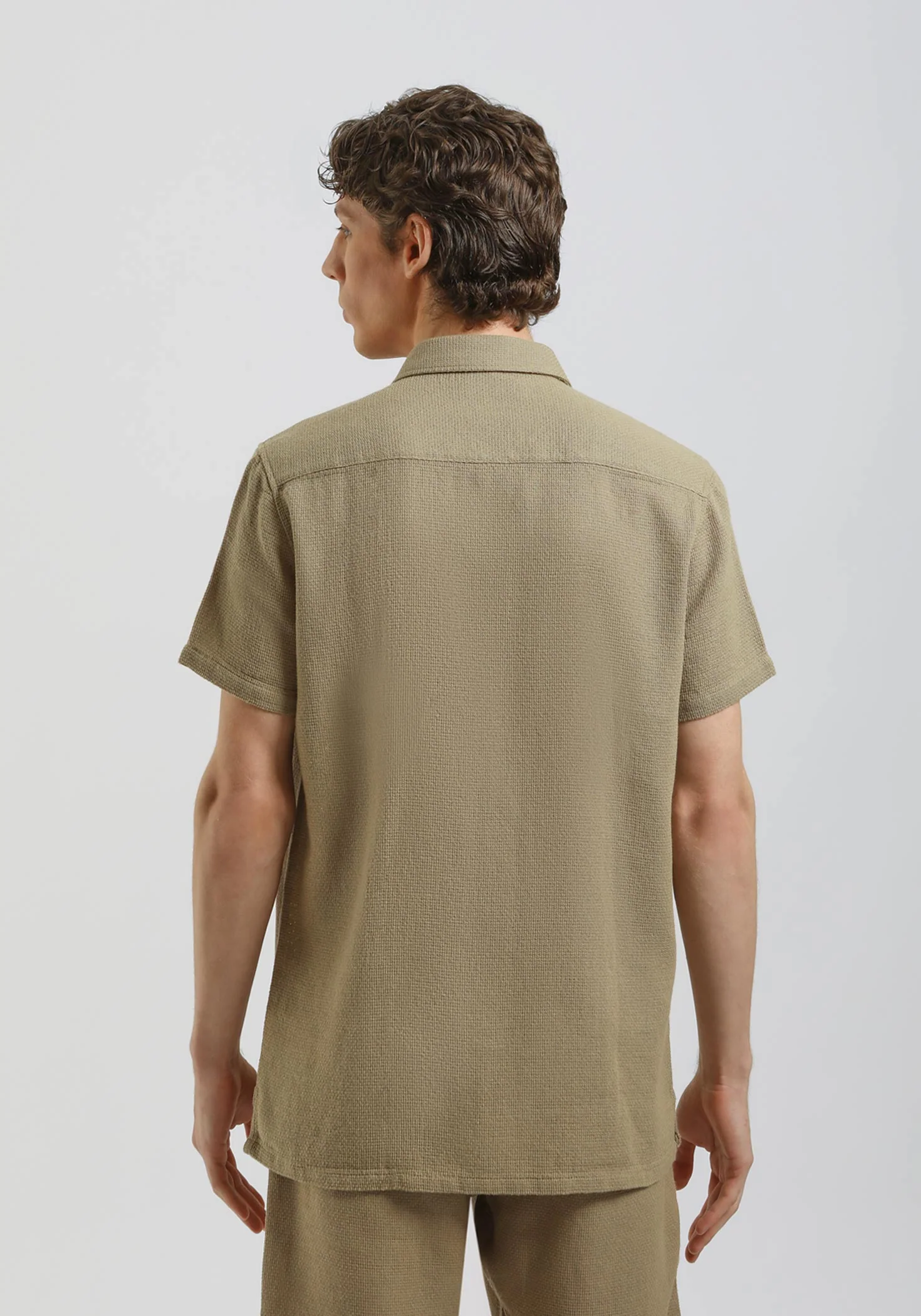 Camicia mezza manica misto cotone - Image 4