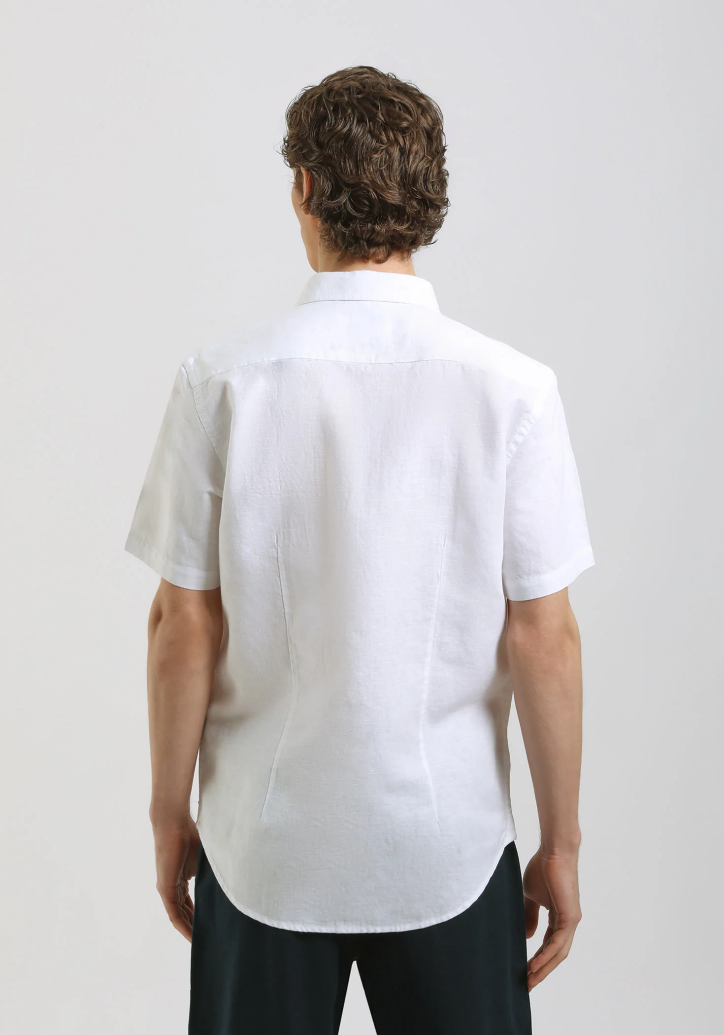 Camicia mezza manica misto lino - Image 4