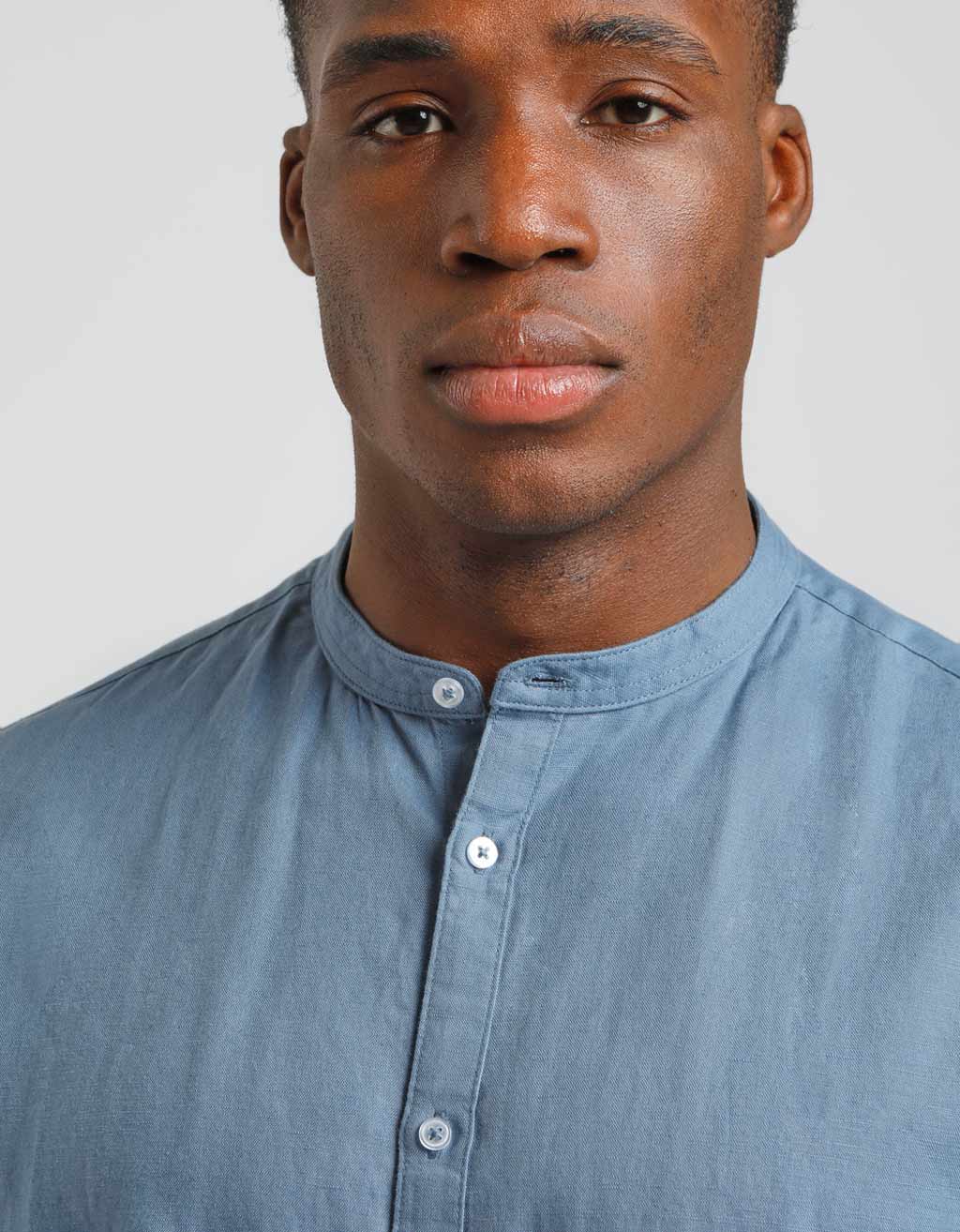 Camicia mezza manica misto lino - Image 2