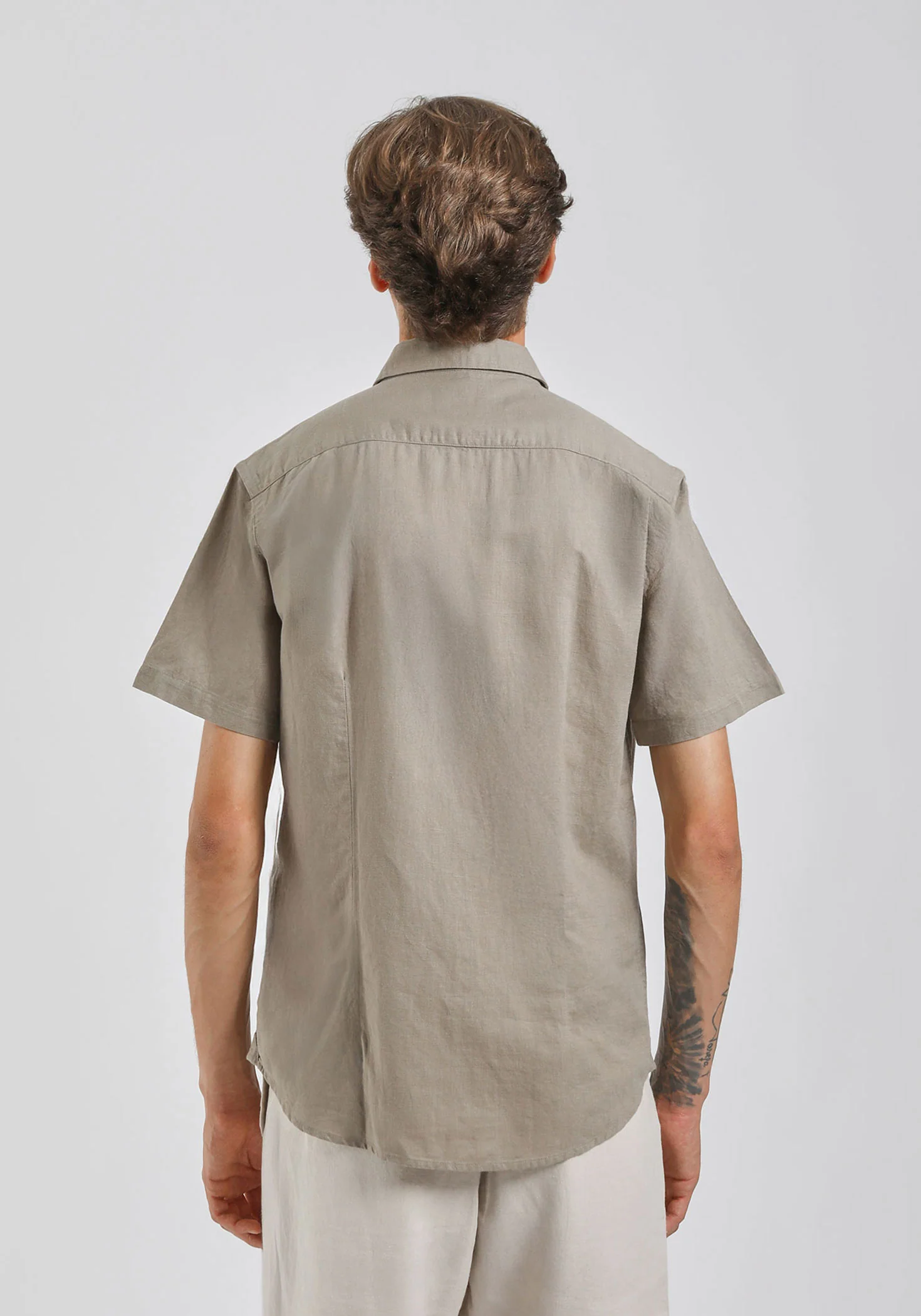 Camicia mezza manica misto lino - Image 4