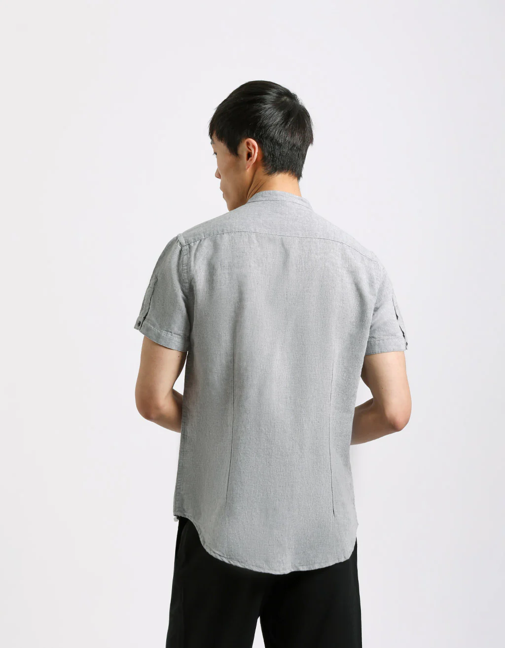 Camicia mezza manica misto lino - Image 4