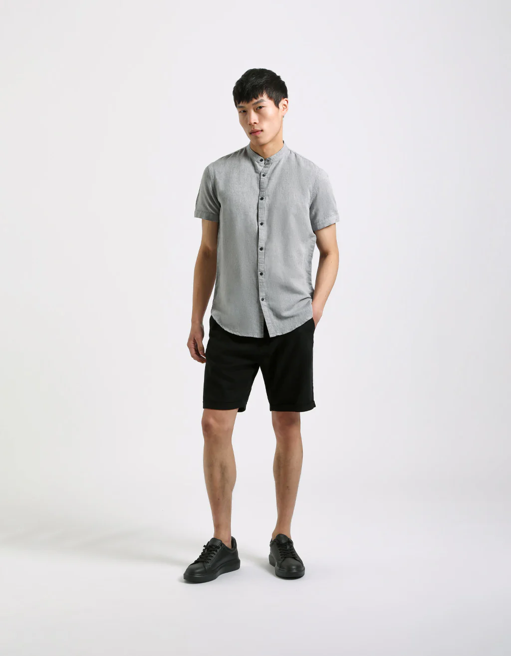 Camicia mezza manica misto lino - Image 5