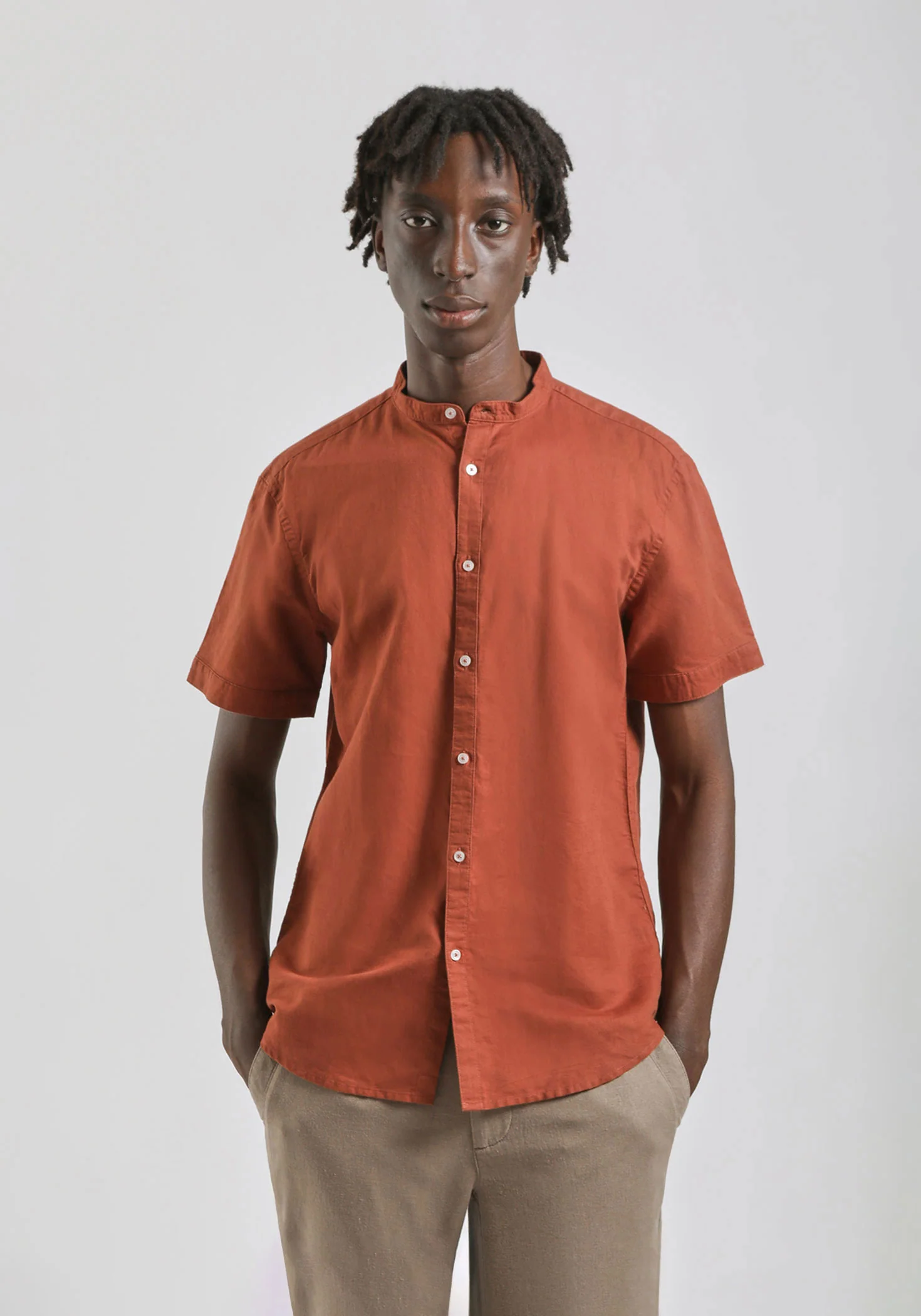 Camicia mezza manica misto lino - Image 3