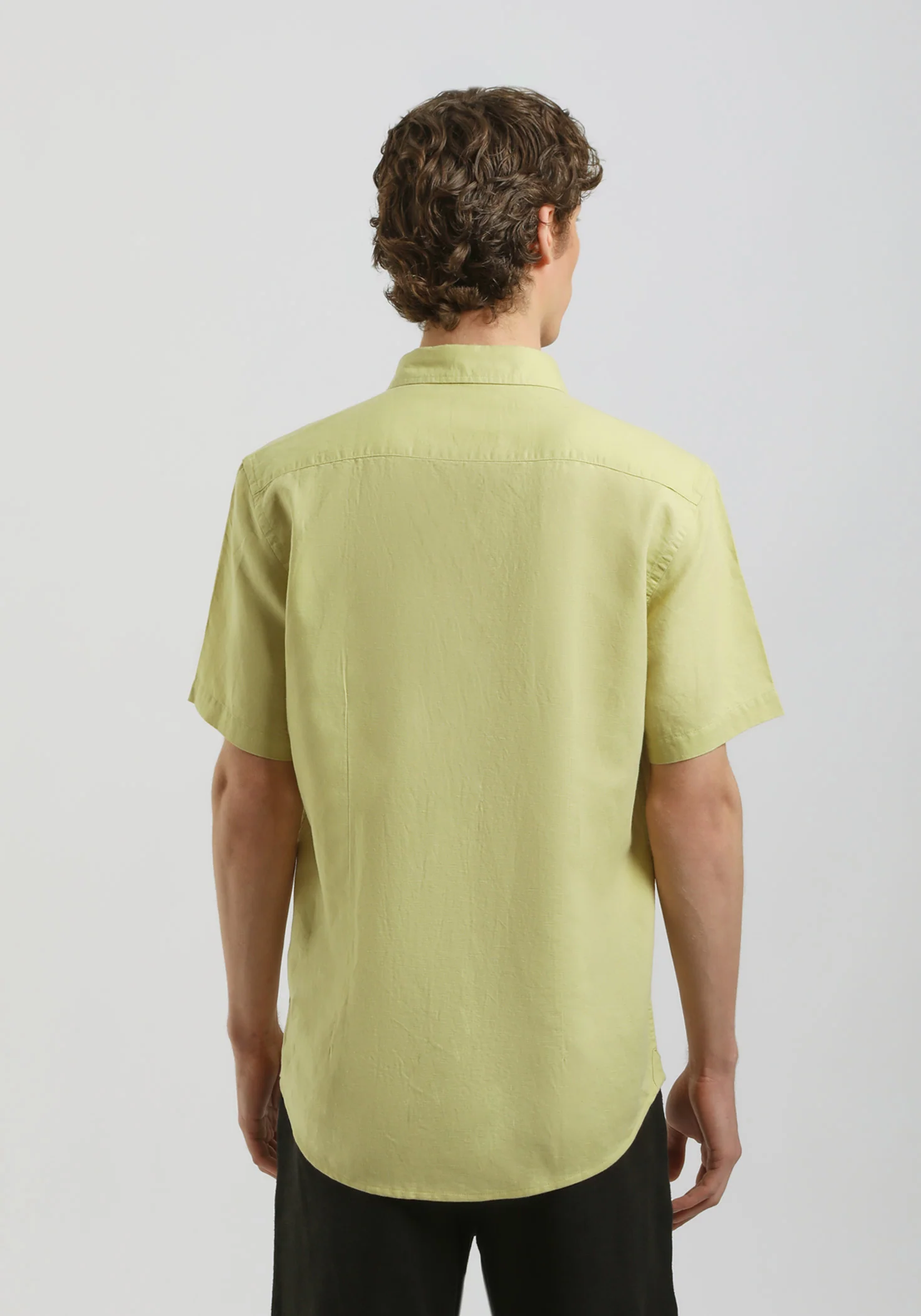 Camicia mezza manica misto lino - Image 4