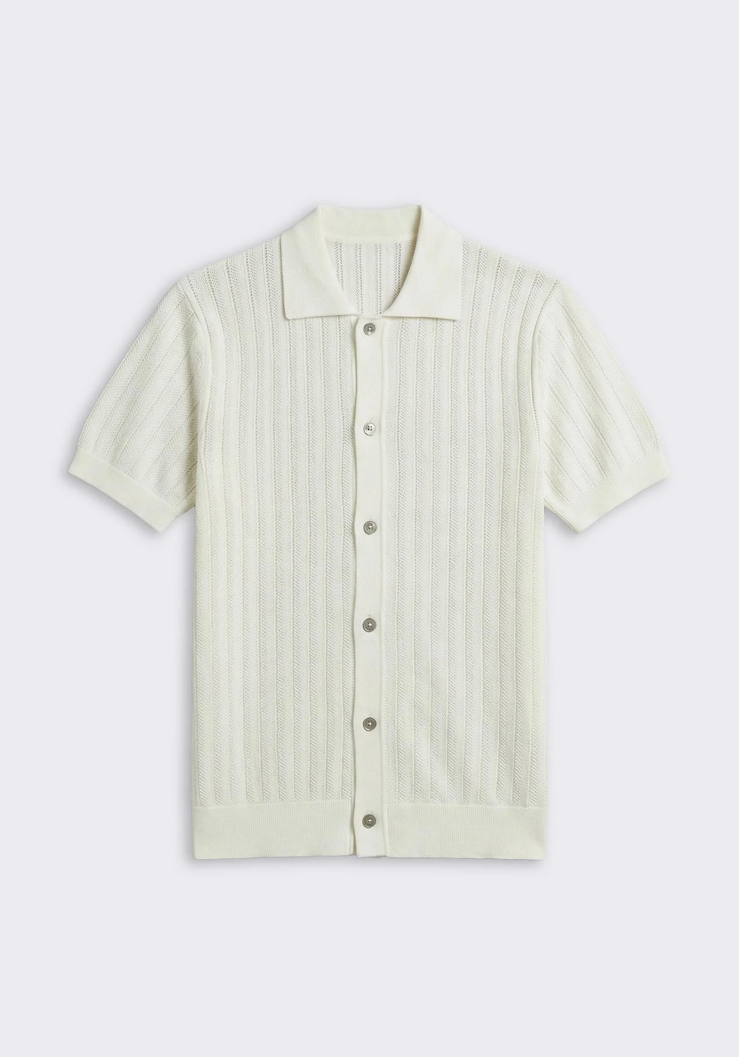 Cardigan polo in maglia - Image 2