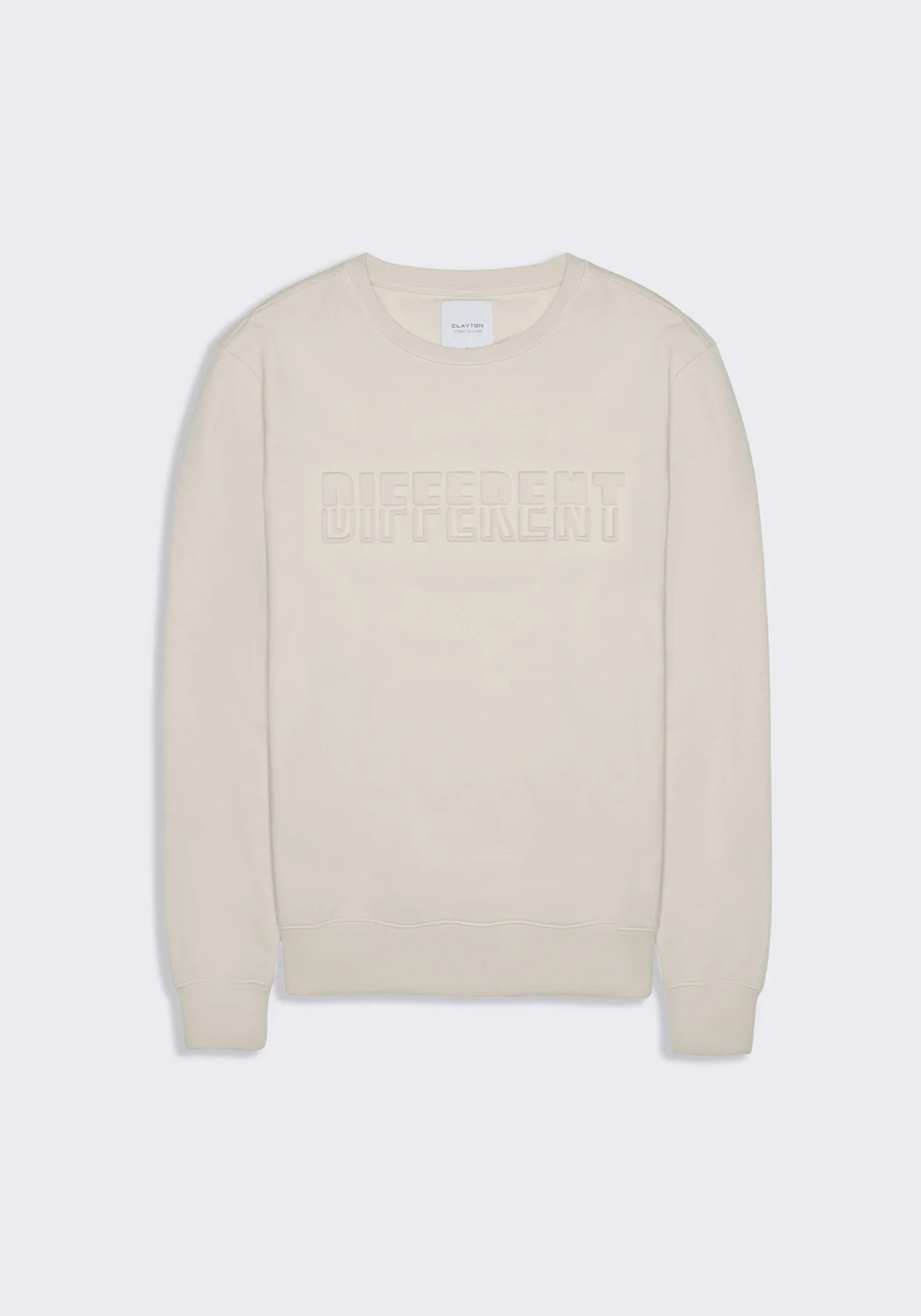 Felpa girocollo con stampa a rilievo - Image 6