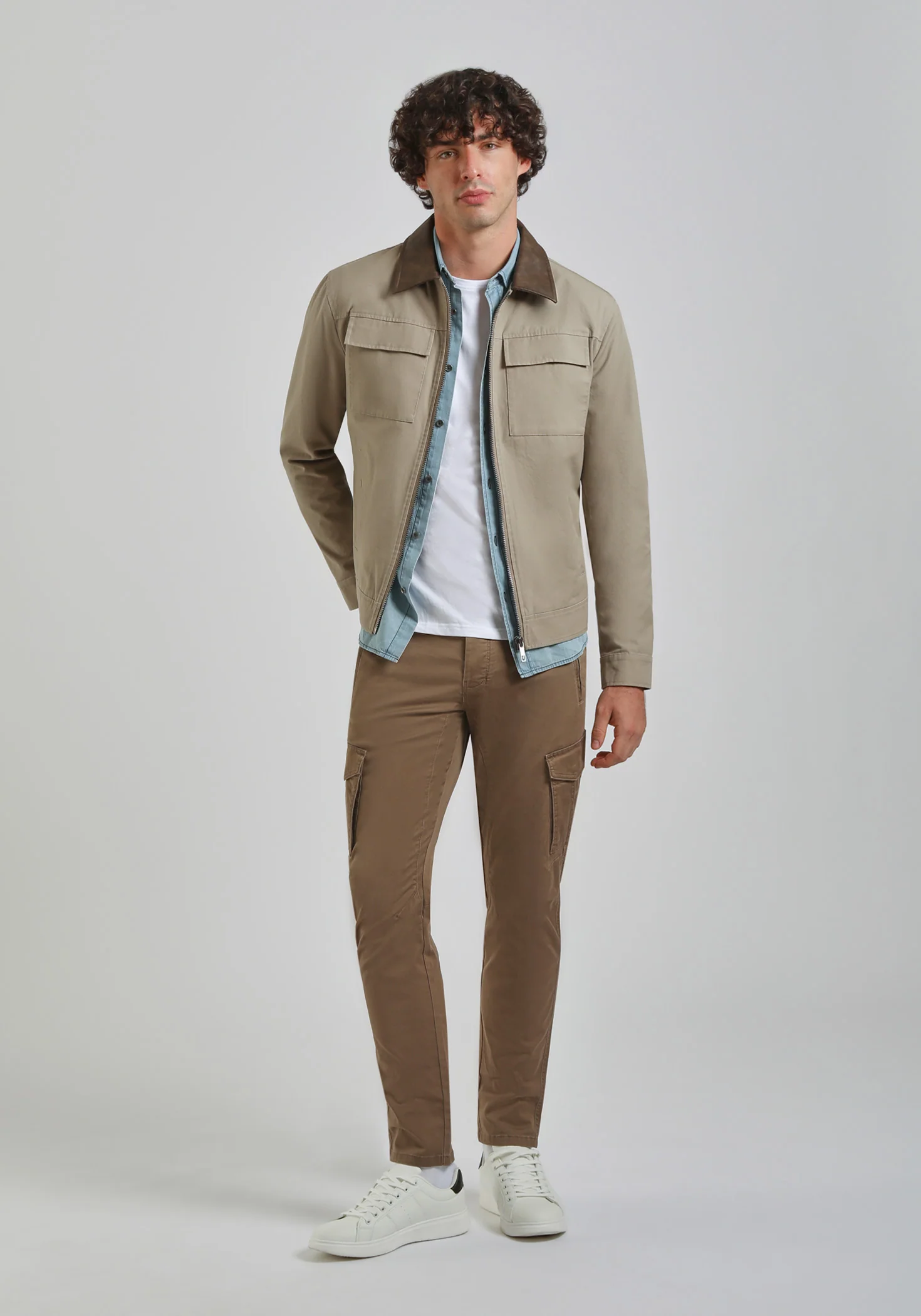 Giacca camicia in cotone - Image 5