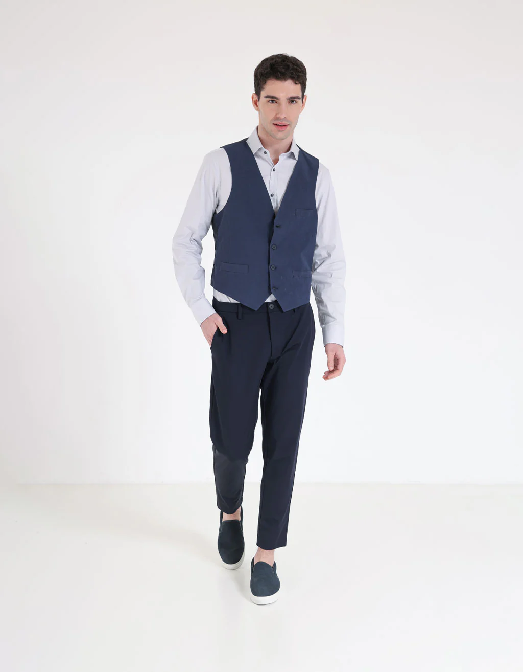 Gilet in misto viscosa - Image 5