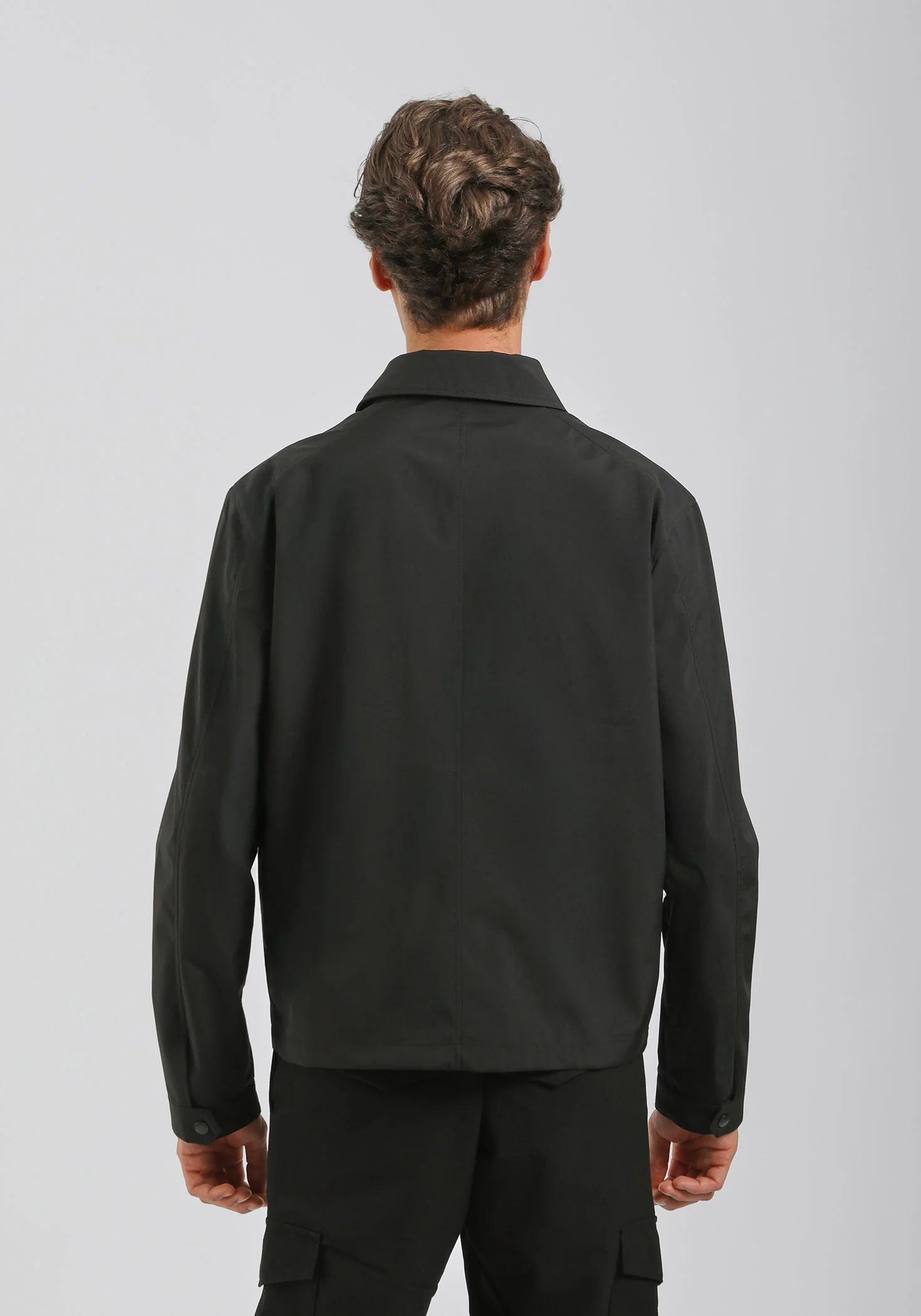 GIUBBOTTO COLLO CAMICIA IN TESSUTO TECNICO - Image 4