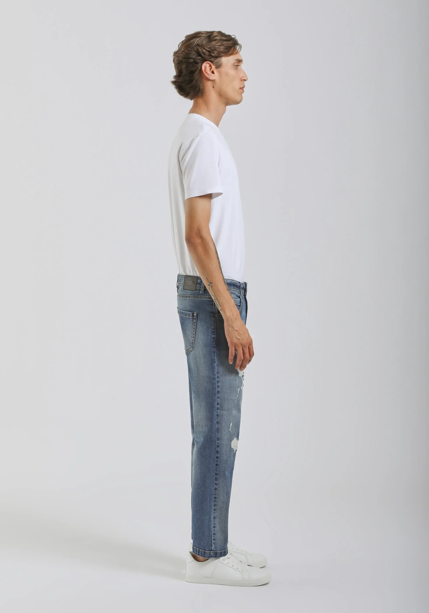 Jeans skinny fit con strappi - Image 4