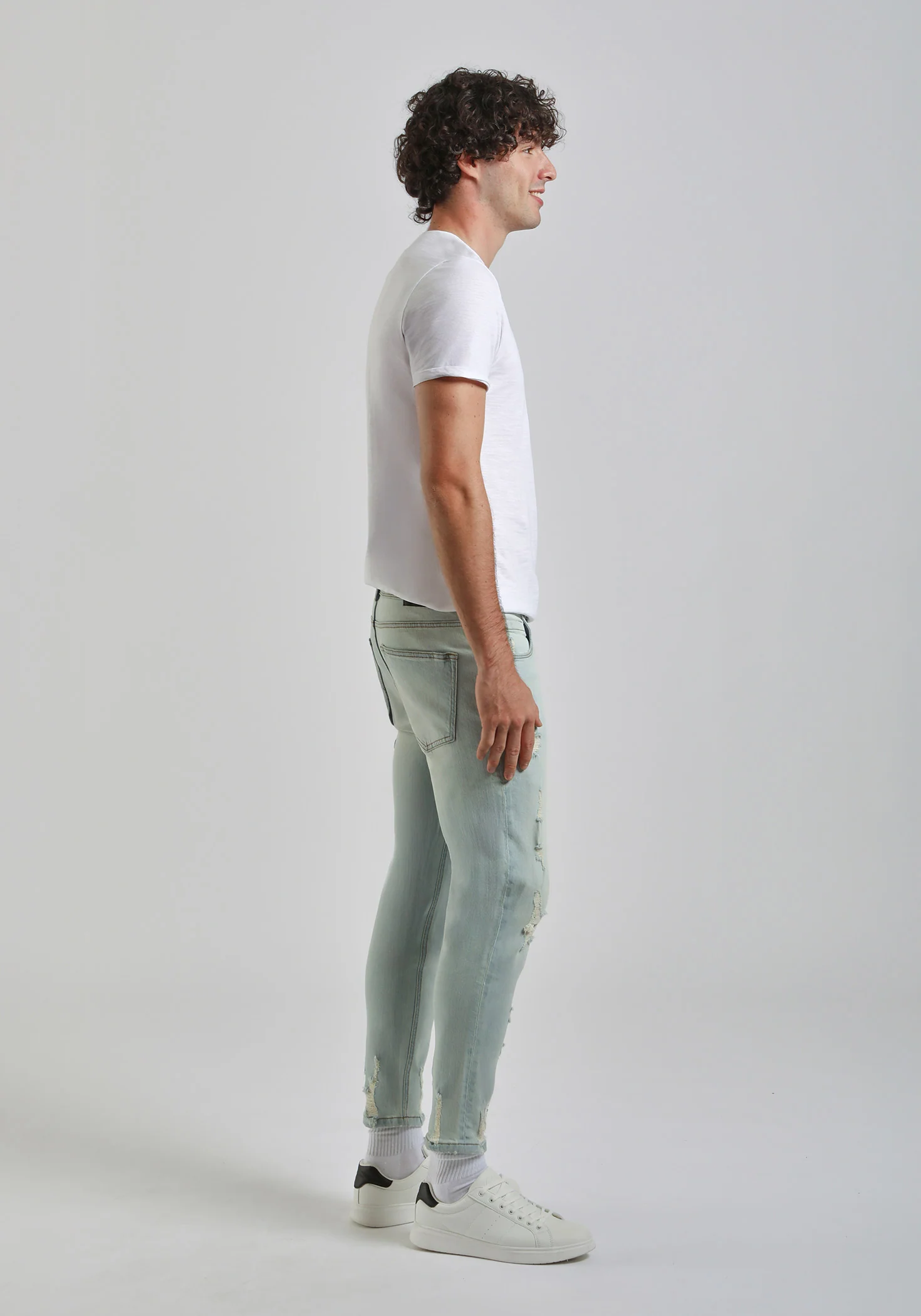 Jeans skinny fit con strappi - Image 3