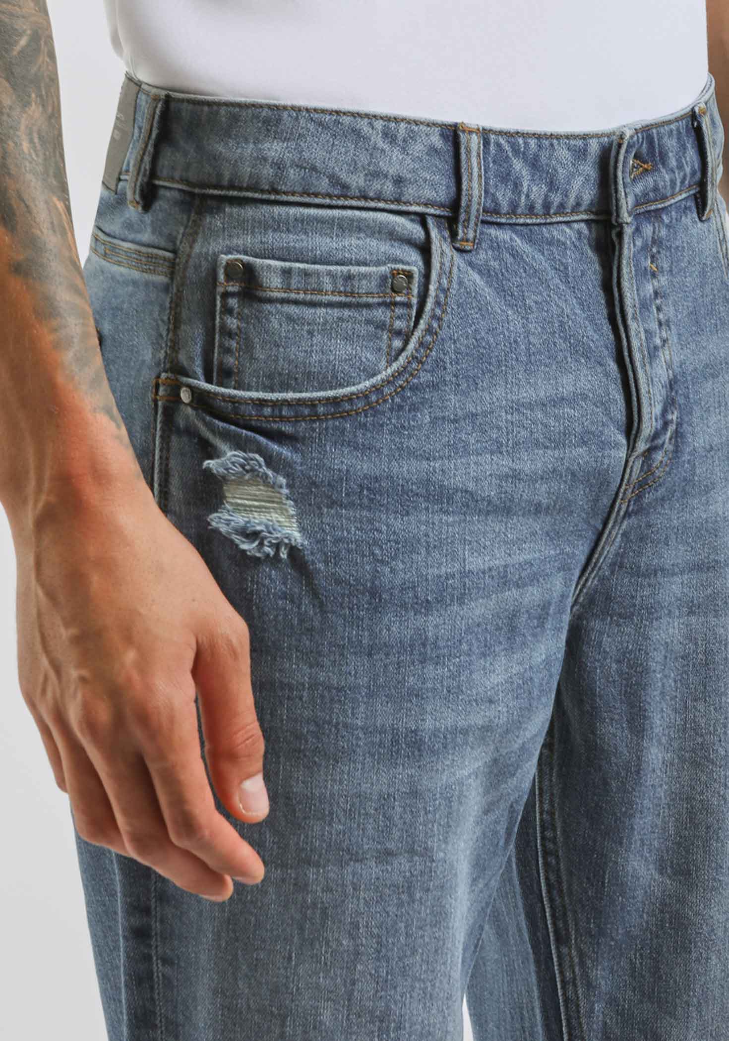 Jeans skinny fit con strappi - Image 4