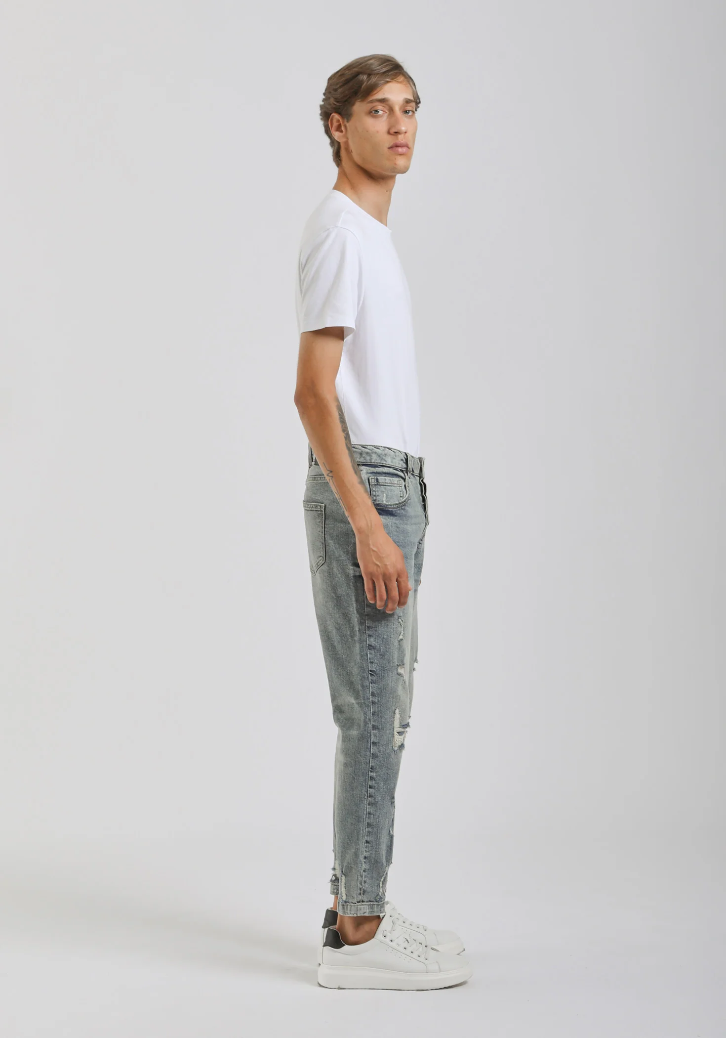 Jeans skinny fit con strappi - Image 4
