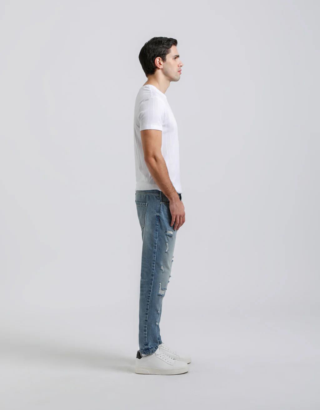 Jeans slim fit con strappi - Image 3