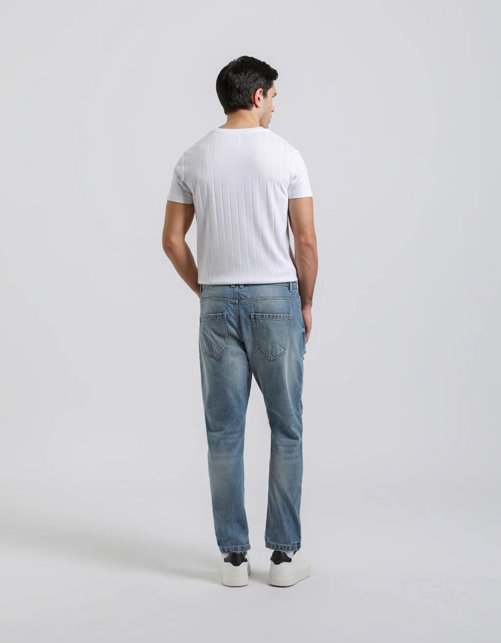 Jeans slim fit con strappi - Image 5