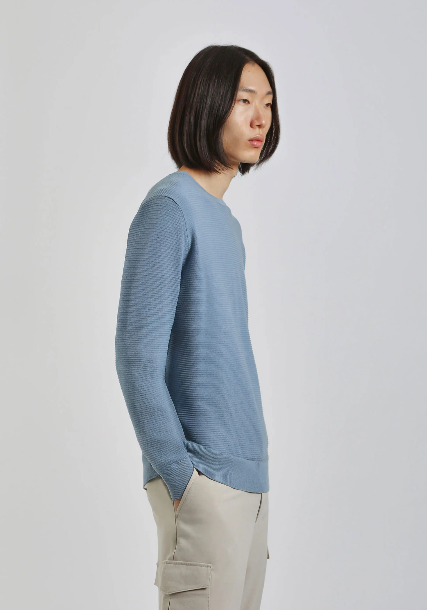 Maglia girocollo in cotone - Image 3