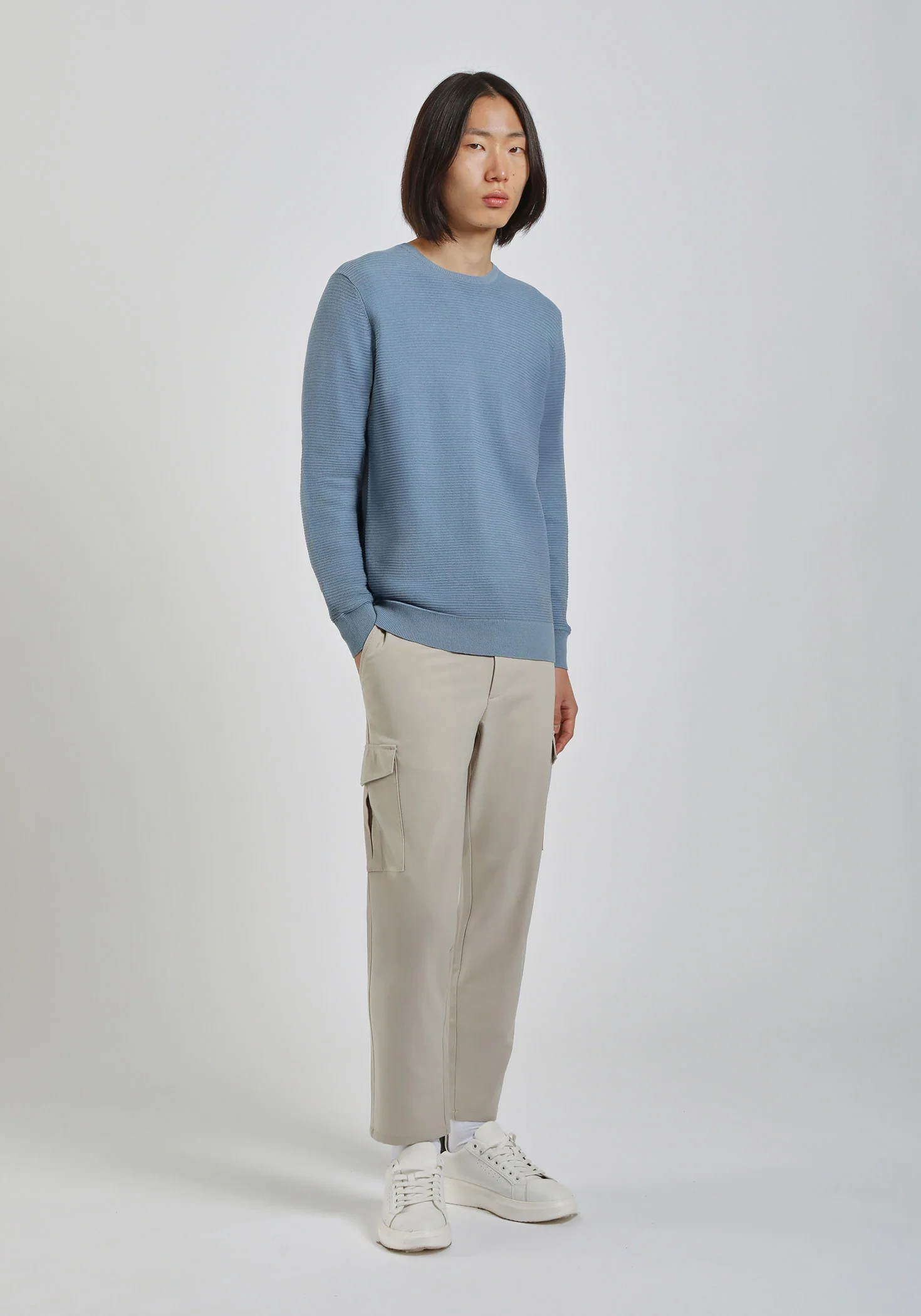 Maglia girocollo in cotone - Image 5