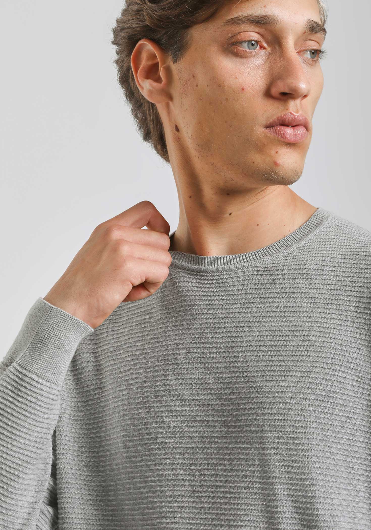 Maglia girocollo in cotone - Image 2