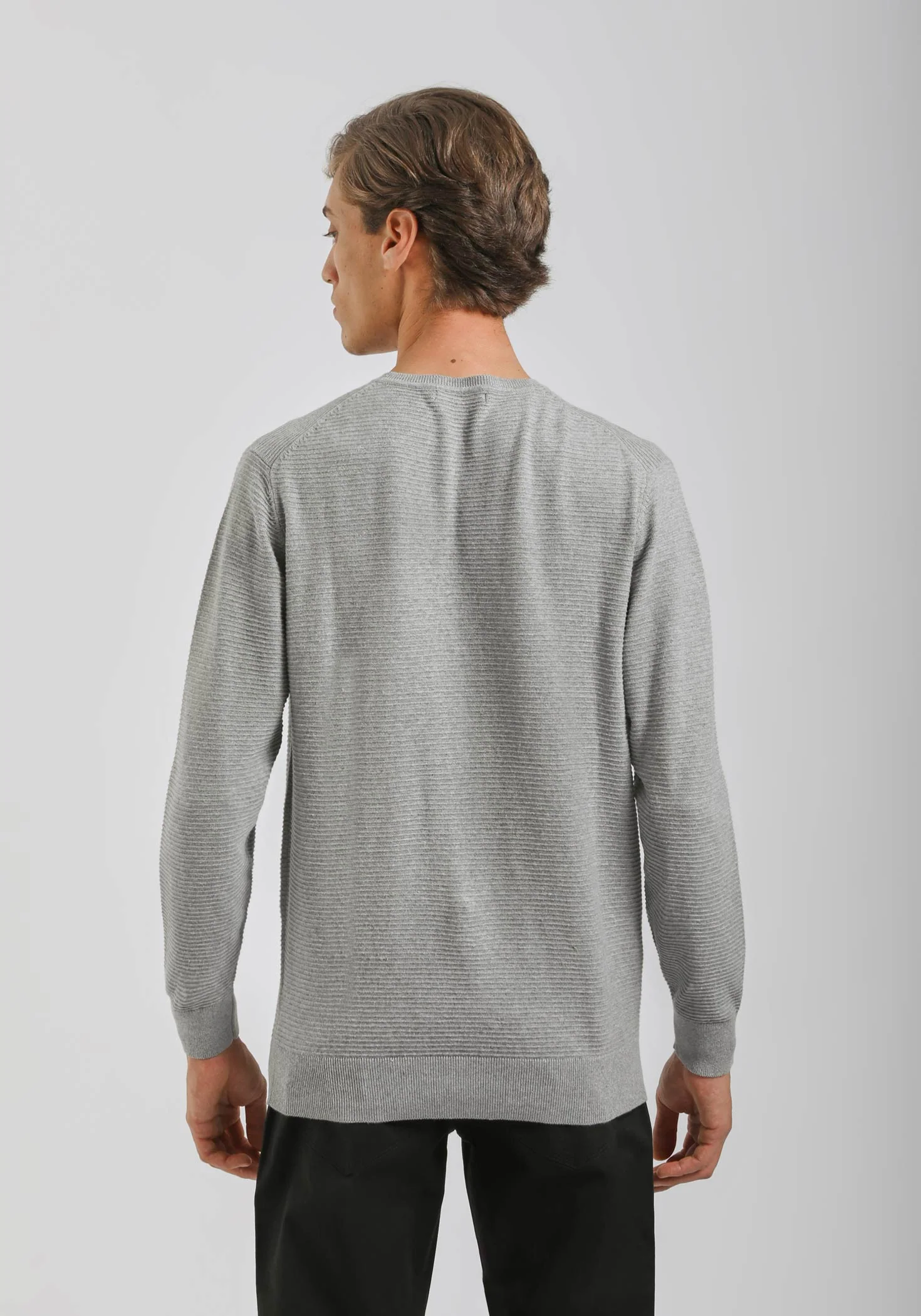 Maglia girocollo in cotone - Image 4