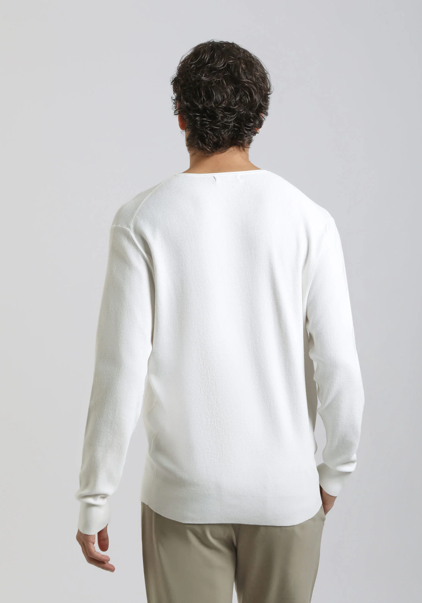 Maglia girocollo strutturato - Image 4