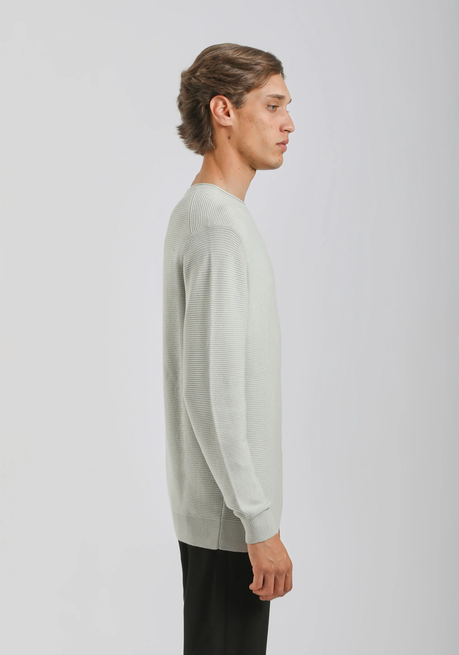 Maglia girocollo strutturato - Image 3