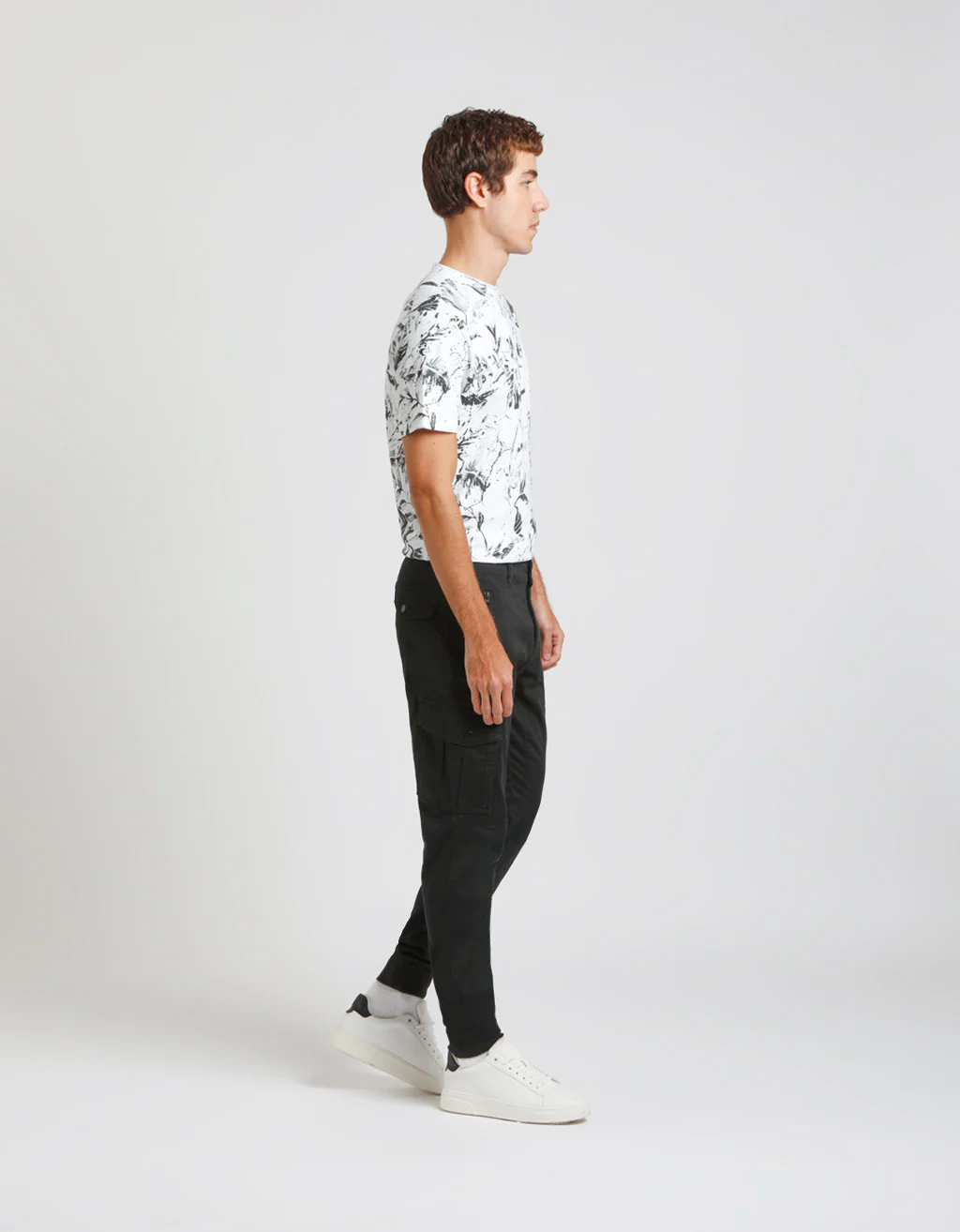 Pantalone cargo in cotone - Image 4