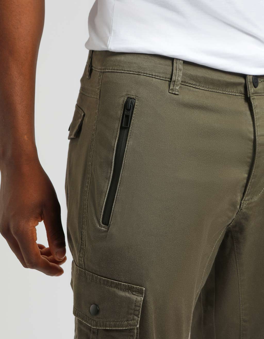Pantalone cargo in cotone - Image 3