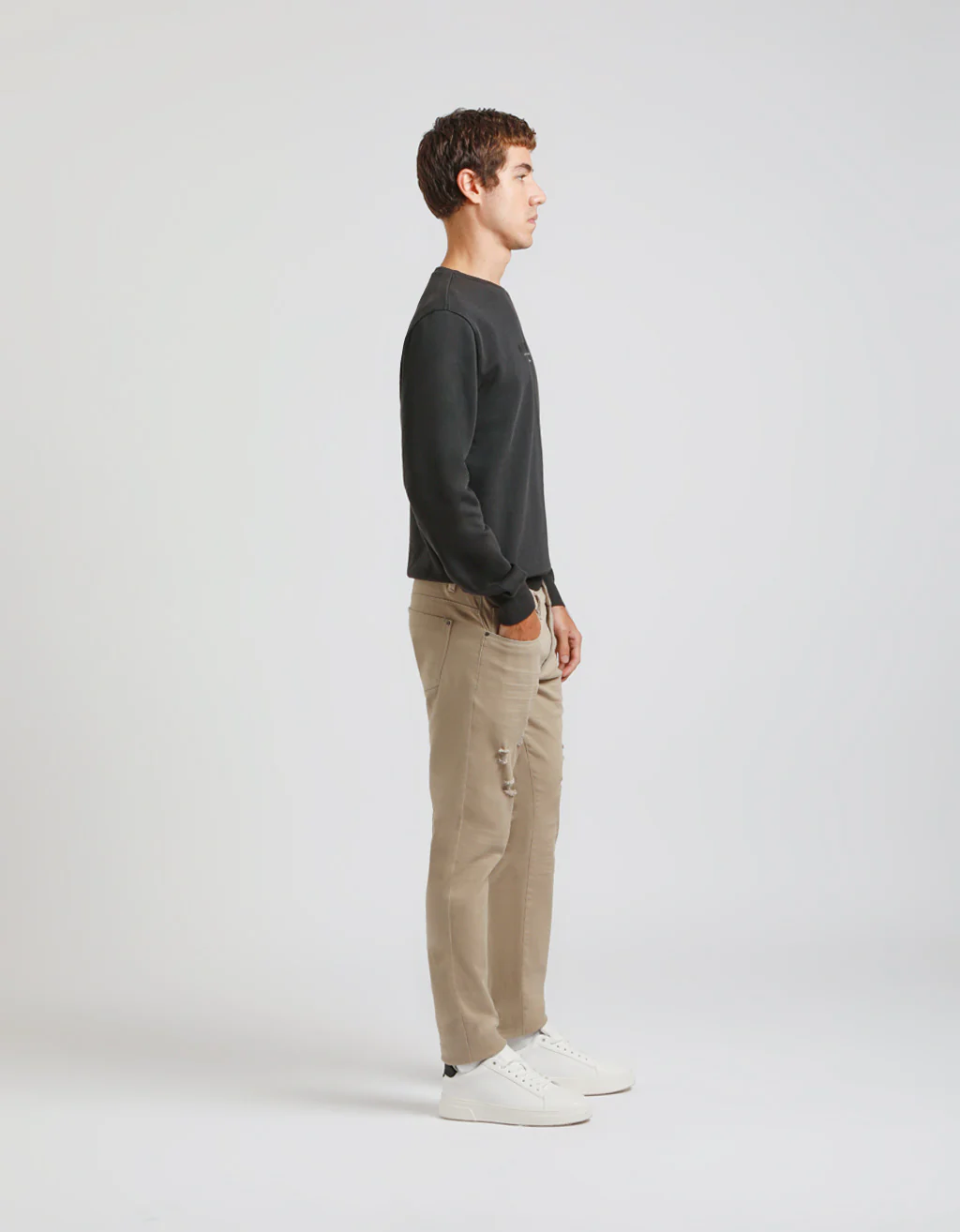 Pantalone cinque tasche in cotone - Image 4