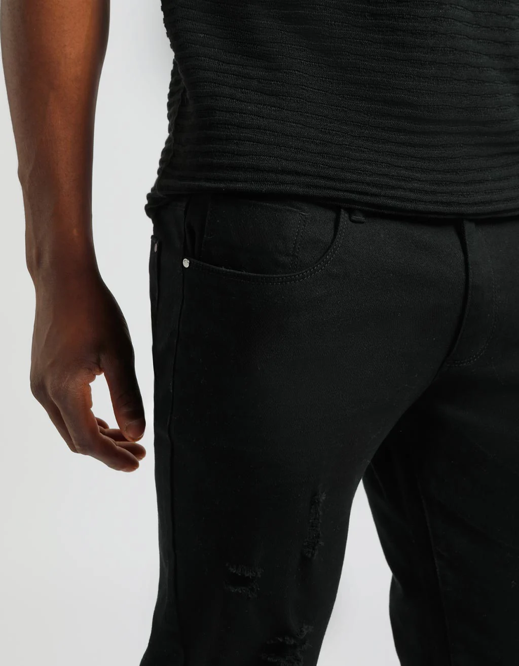 Pantalone cinque tasche in cotone - Image 3