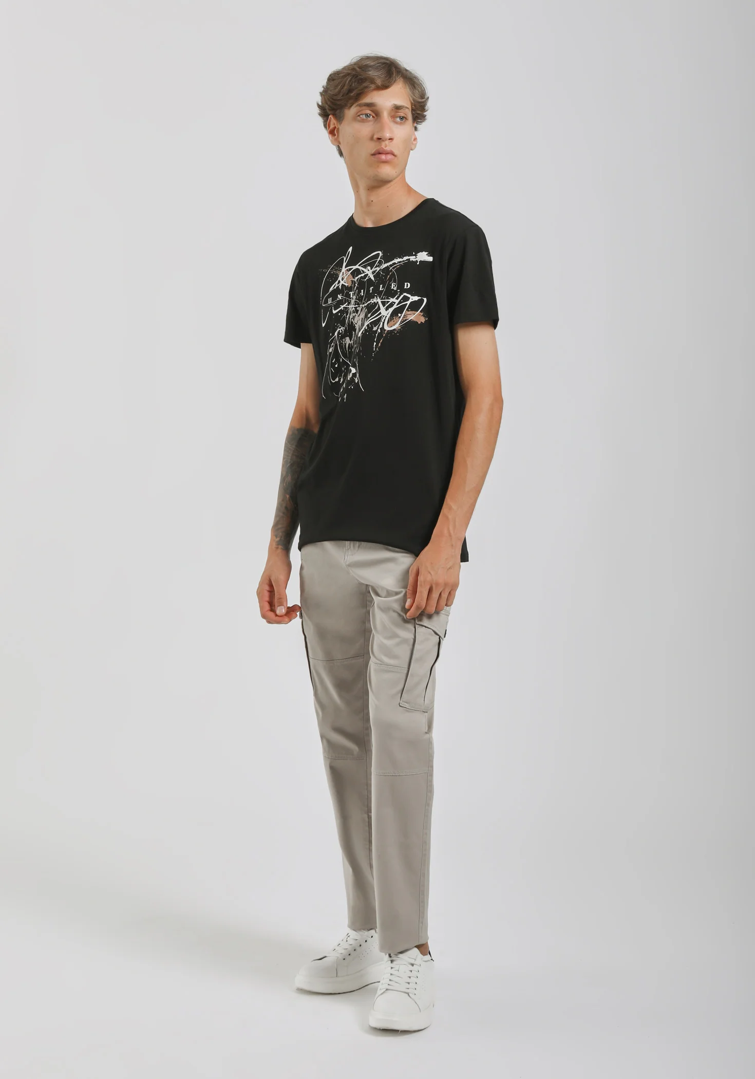 Pantaloni cargo in cotone - Image 2