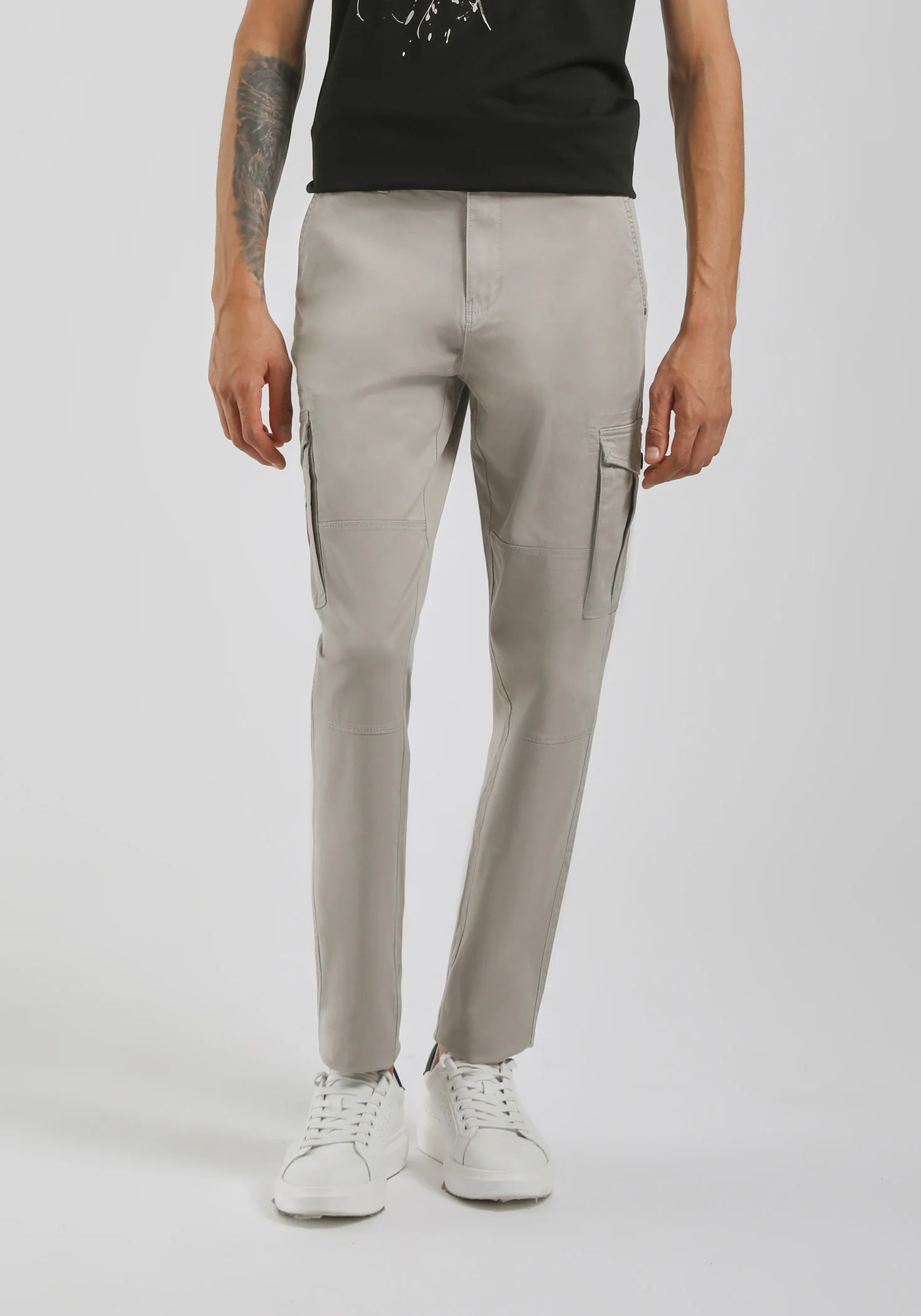 Pantaloni cargo in cotone - Image 3