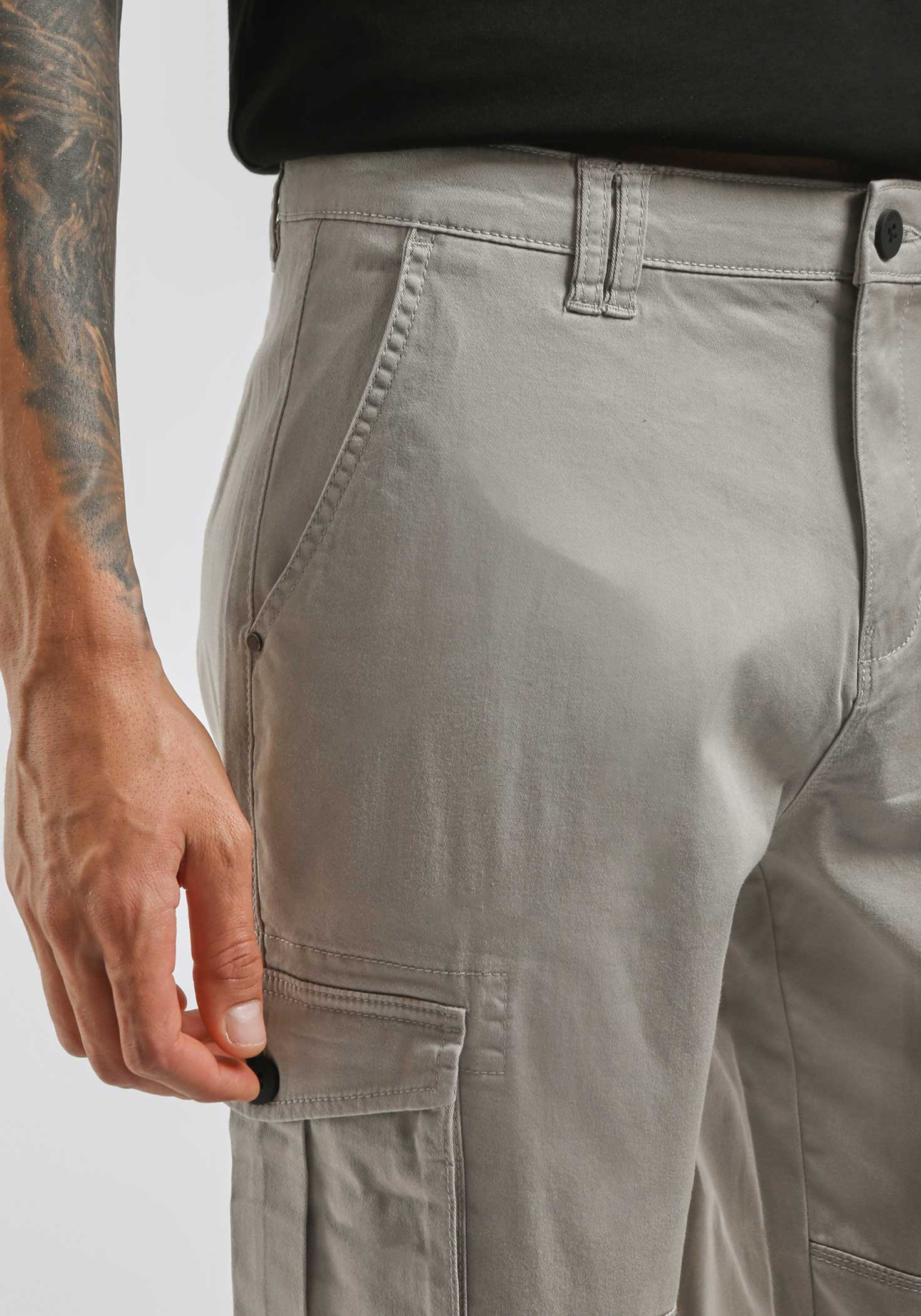 Pantaloni cargo in cotone - Image 4